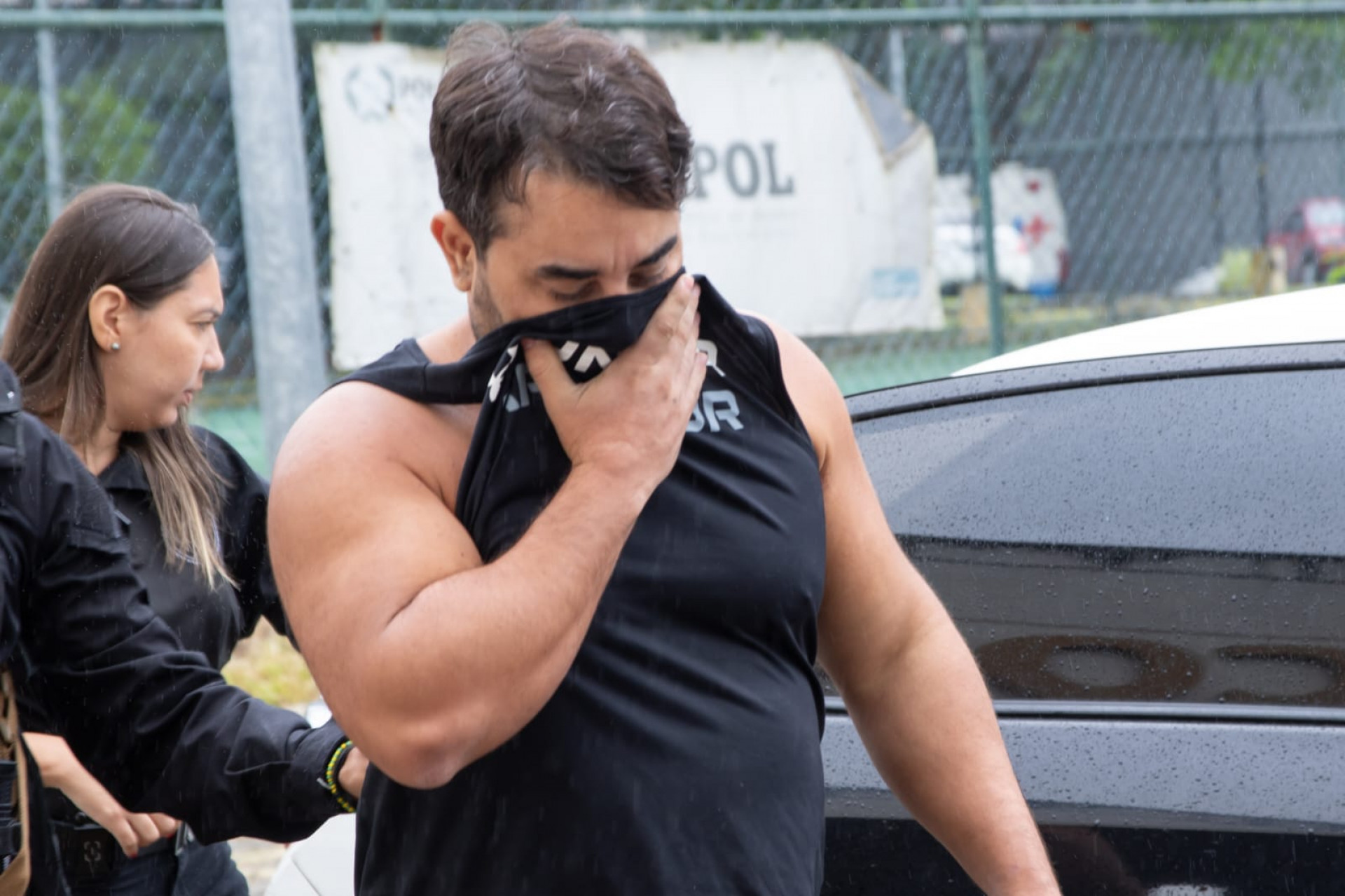 Piero Gabriel Ramos foi preso durante a operação - Érica Martin / Agência O Dia