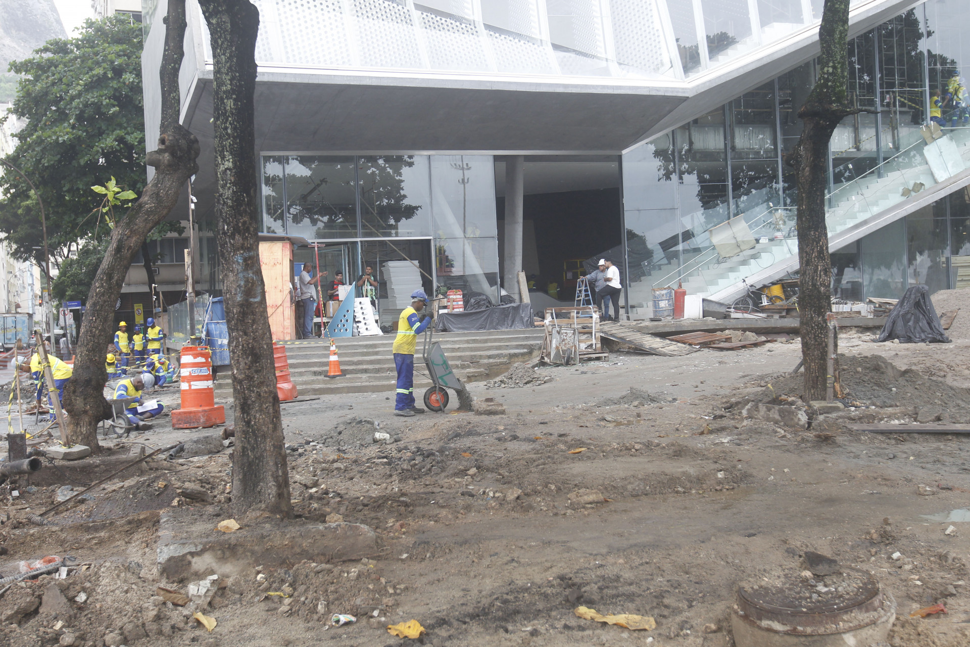 Fim das obras da nova sede do Museu da Imagem e do Som est&aacute; previsto para 26 de mar&ccedil;o - Reginaldo Pimenta/Ag&ecirc;ncia O Dia