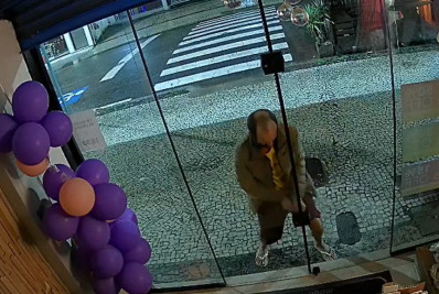 PM prende homem que tentava arrombar loja na Rua Teresa