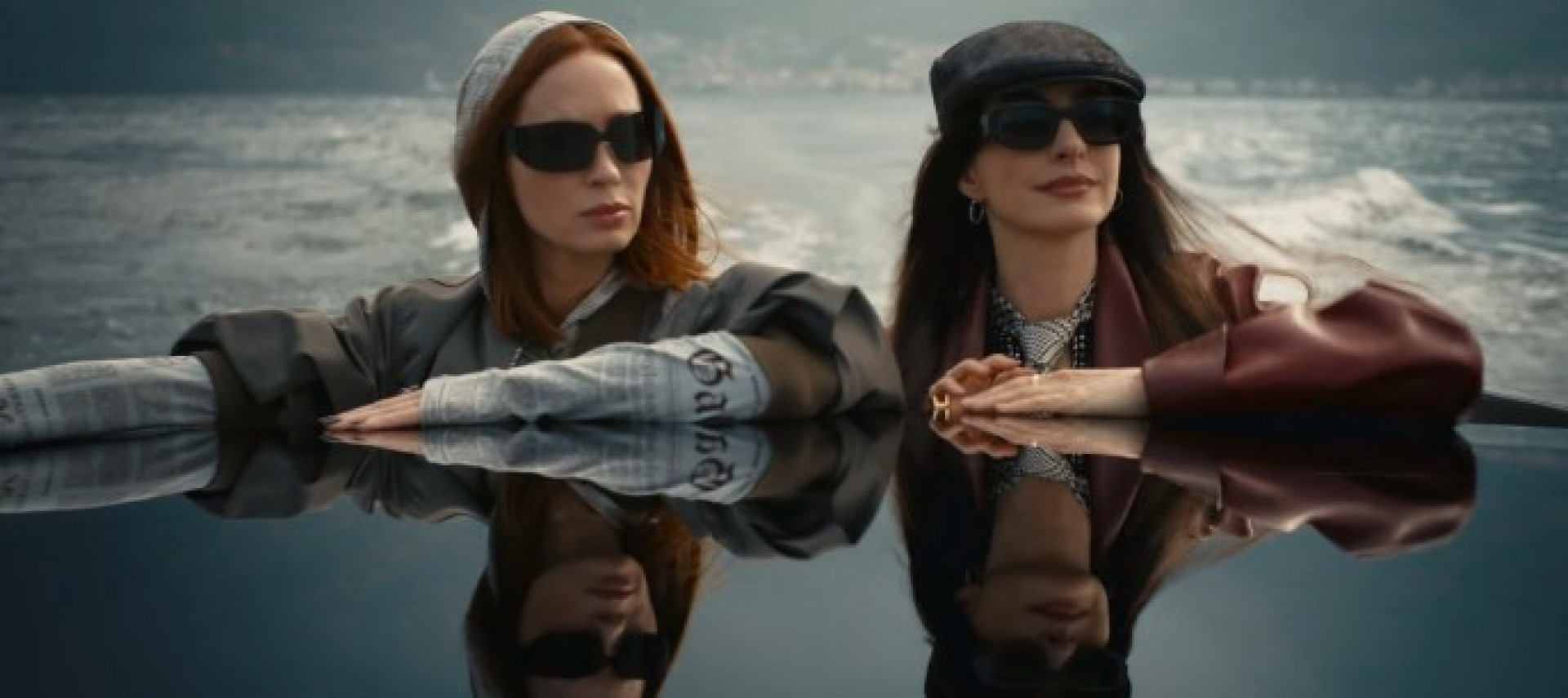 Emily (Emily Blunt) e Anne Hathaway no teaser de 'O Diabo Veste Prada 2' - Reprodução de vídeo