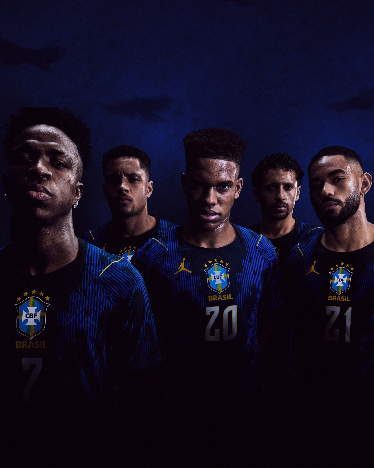 Novo uniforme da sele&ccedil;&atilde;o brasileira - Divulga&ccedil;&atilde;o/Jordan/Nike