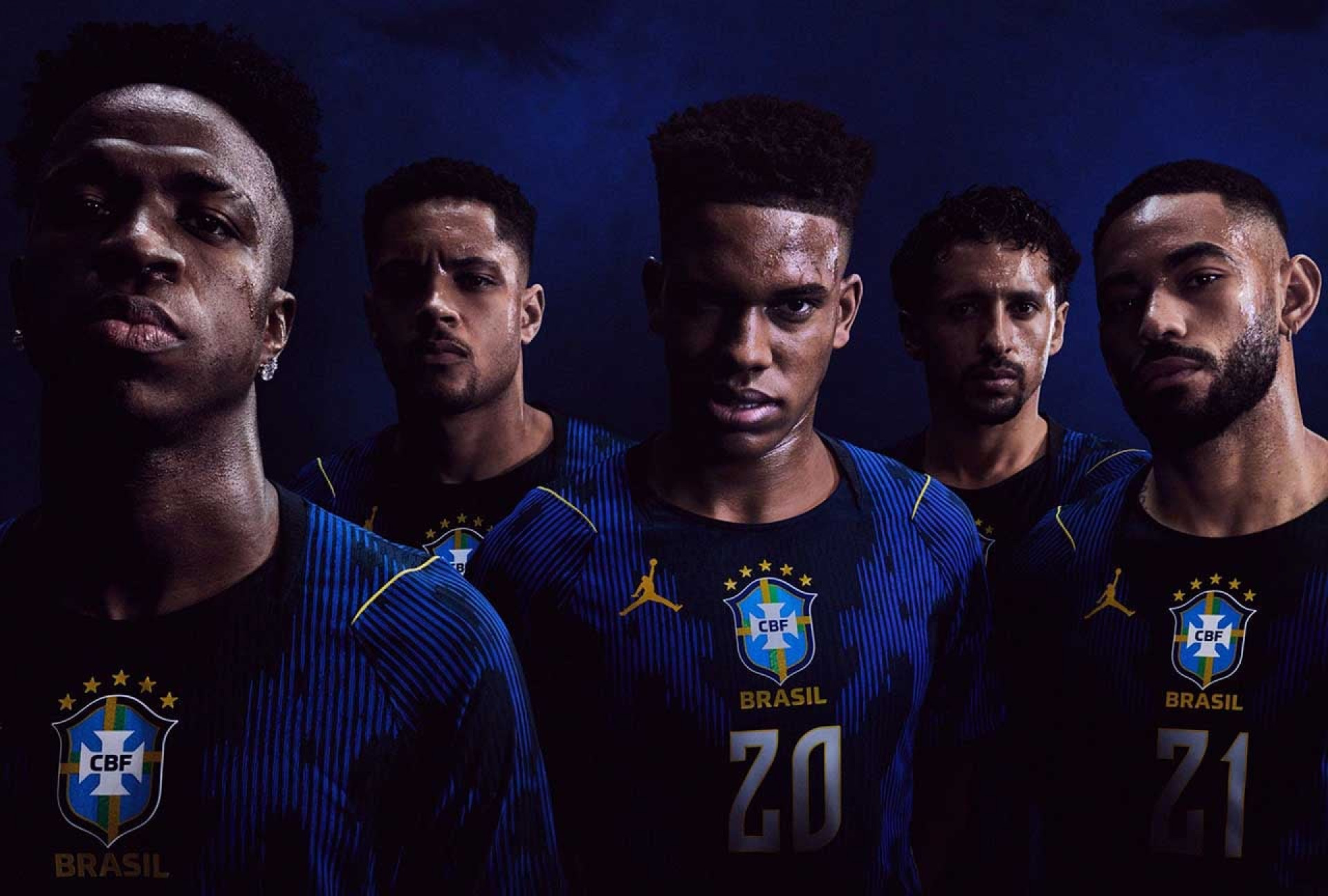 CBF e Jordan lan&ccedil;am camisa azul da Sele&ccedil;&atilde;o para Copa; veja fotos