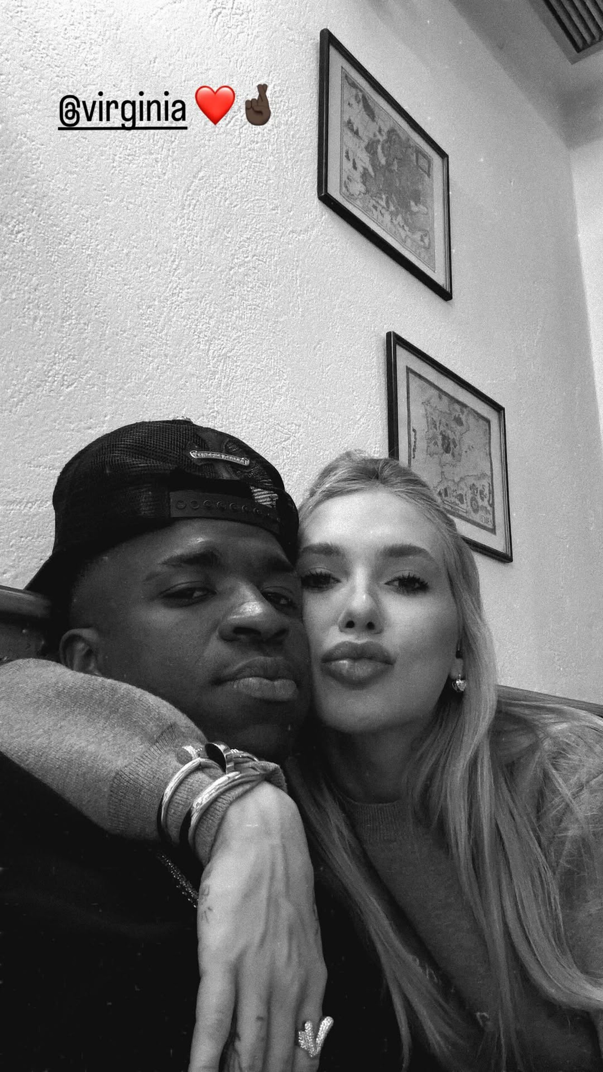Apaixonado, Vini Jr. posta foto romântica com Virginia Fonseca  - Reprodução / Instagram