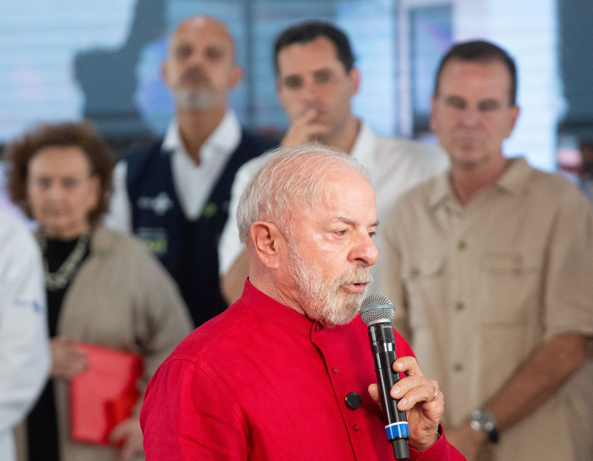 Lula e Paes participam de inaugura&ccedil;&atilde;o do centro de trauma do Hospital do Andara&iacute; - &Eacute;rica Martin/Ag&ecirc;ncia O Dia