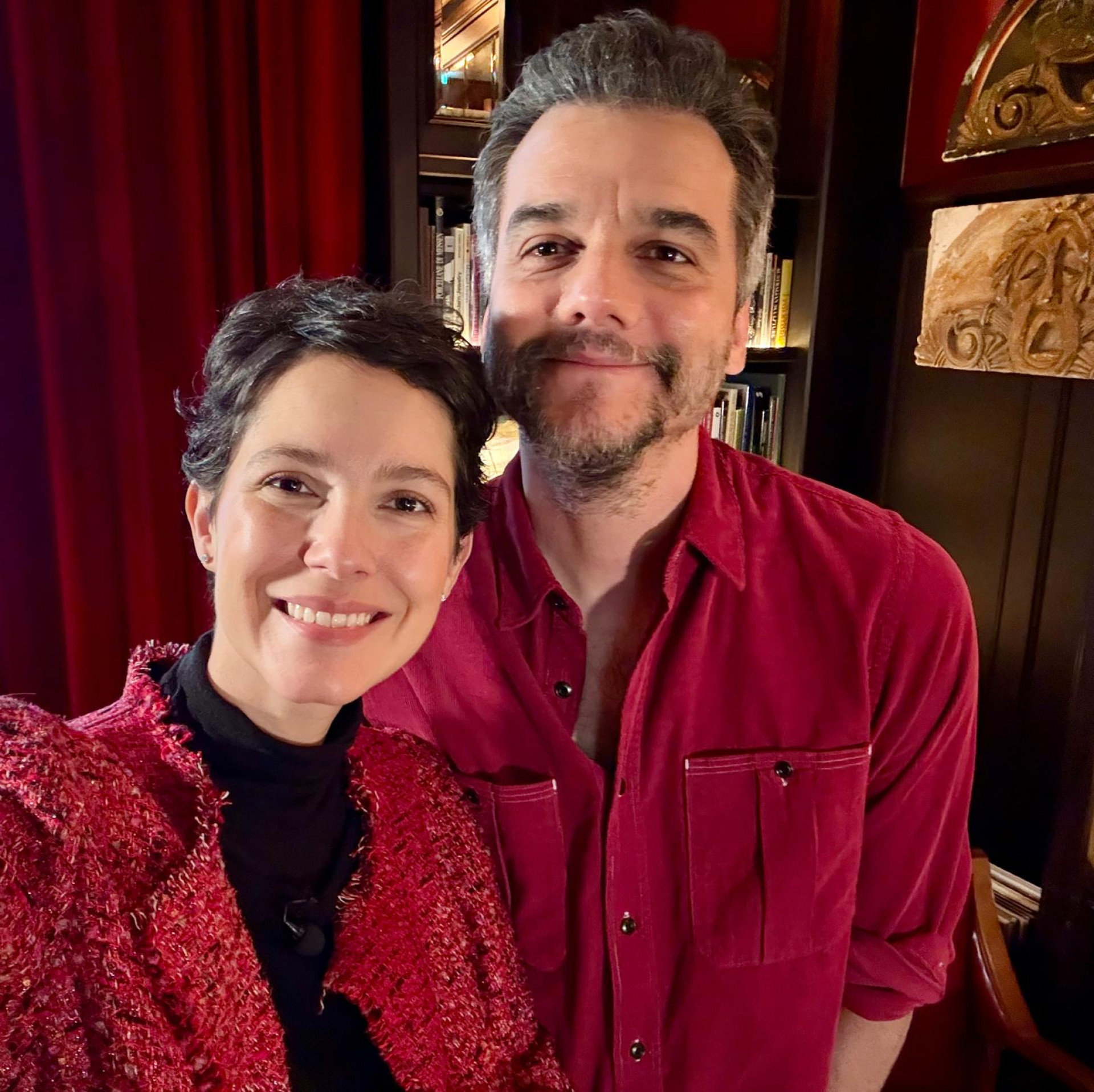 Cecília Malan entrevista Wagner Moura no 'Globo Repórter' - Globo / Divulgação