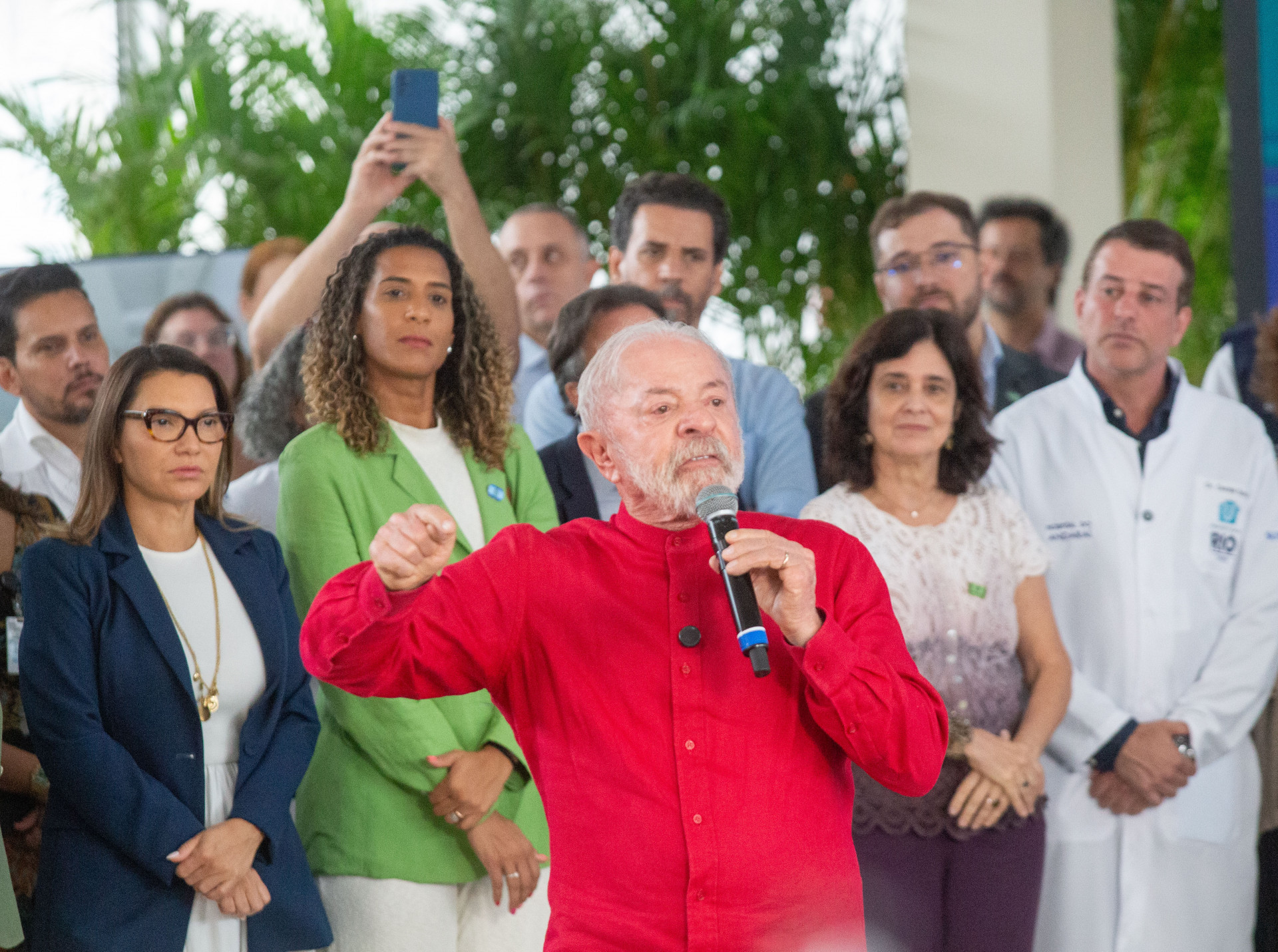 Lula participa de inaugura&ccedil;&atilde;o do centro de trauma do Hospital do Andara&iacute; - &Eacute;rica Martin/Ag&ecirc;ncia O Dia