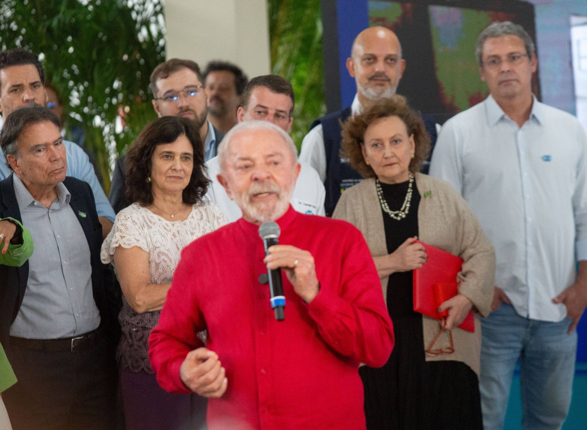 Lula participa de inaugura&ccedil;&atilde;o do centro de trauma do Hospital do Andara&iacute; - &Eacute;rica Martin/Ag&ecirc;ncia O Dia