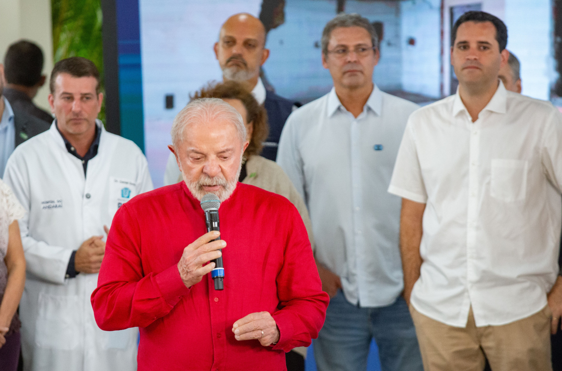 Lula participa de inaugura&ccedil;&atilde;o do centro de trauma do Hospital do Andara&iacute; - &Eacute;rica Martin/Ag&ecirc;ncia O Dia