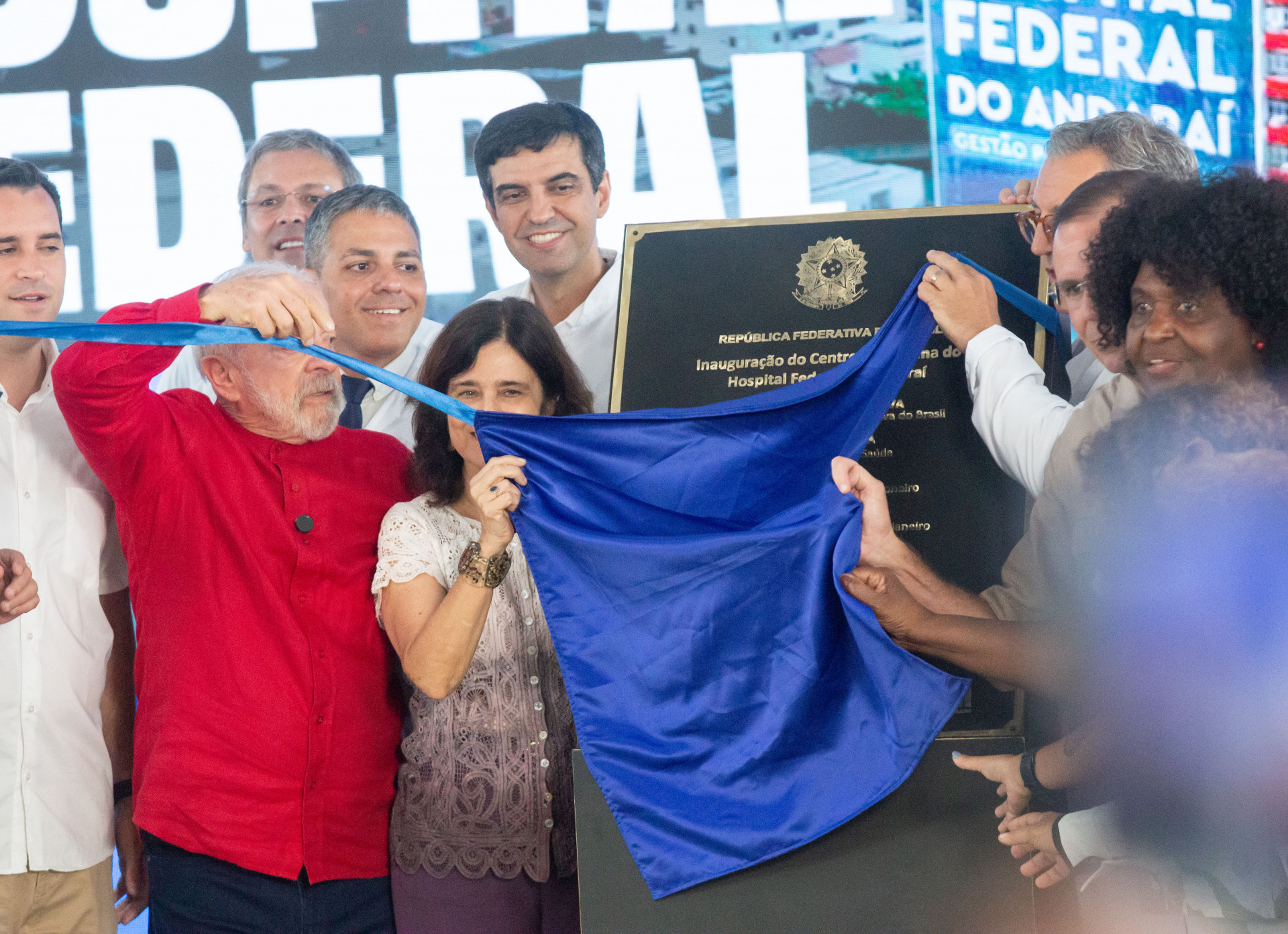 Lula e Paes participam de inaugura&ccedil;&atilde;o do centro de trauma do Hospital do Andara&iacute; - &Eacute;rica Martin/Ag&ecirc;ncia O Dia