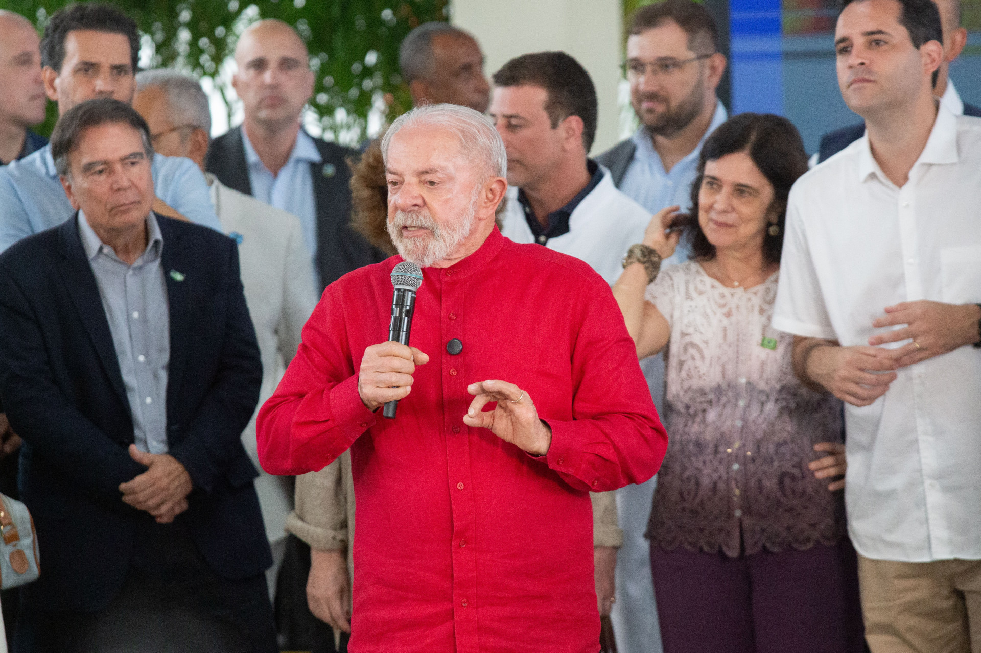 Lula participa de inaugura&ccedil;&atilde;o do centro de trauma do Hospital do Andara&iacute; - &Eacute;rica Martin/Ag&ecirc;ncia O Dia