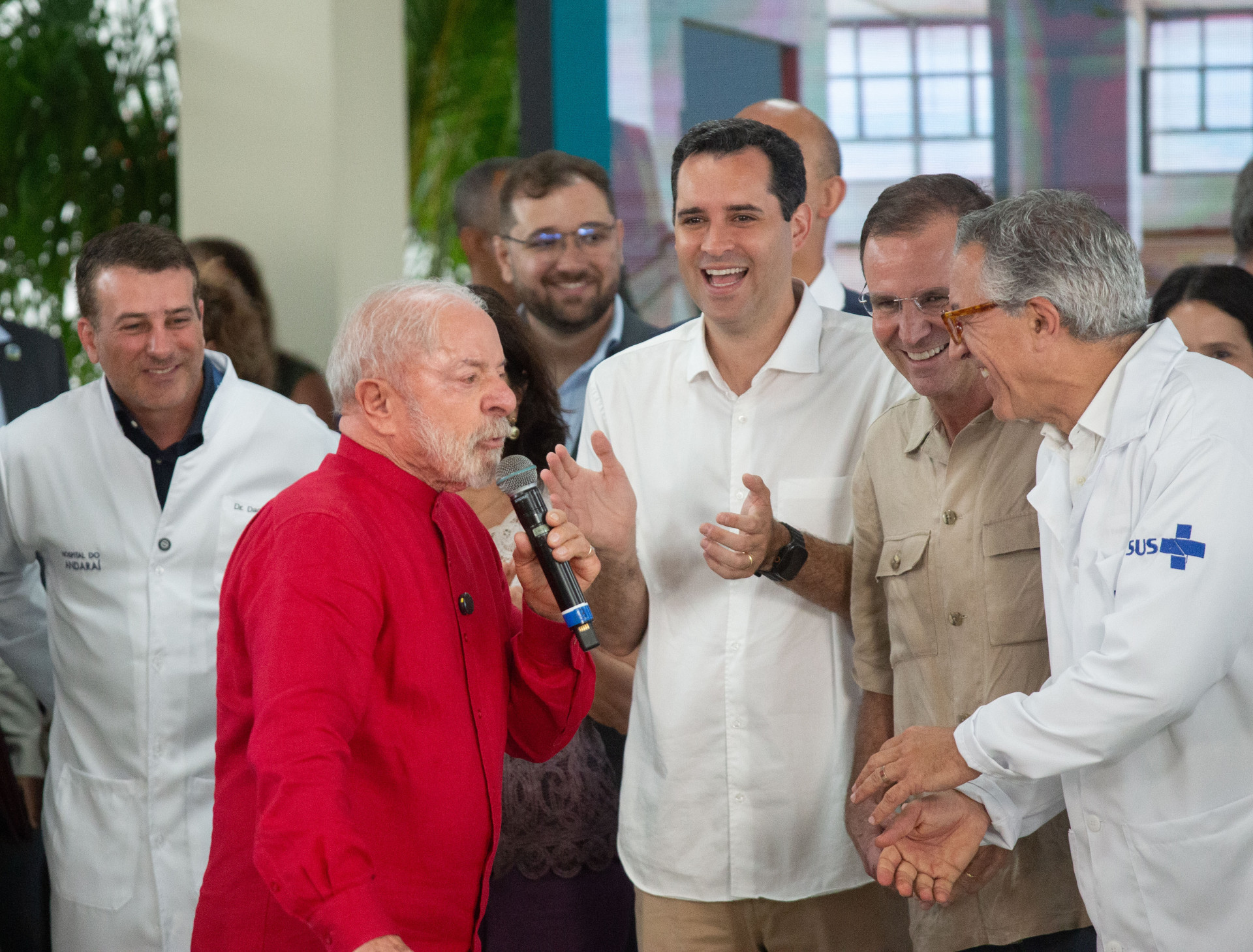 Lula participa de inaugura&ccedil;&atilde;o do centro de trauma do Hospital do Andara&iacute; - &Eacute;rica Martin/Ag&ecirc;ncia O Dia