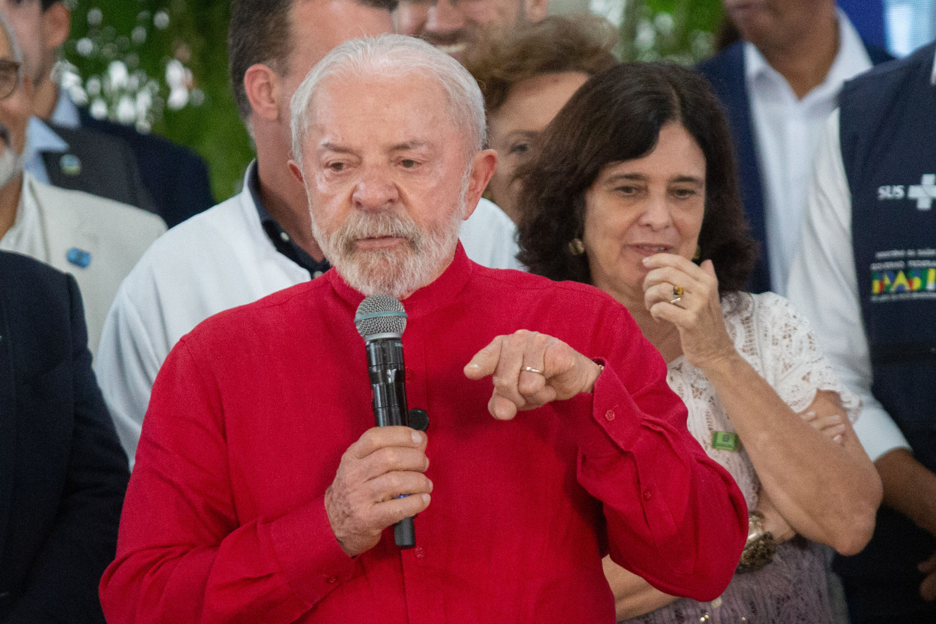 Lula participa de inaugura&ccedil;&atilde;o do centro de trauma do Hospital do Andara&iacute; - &Eacute;rica Martin/Ag&ecirc;ncia O Dia