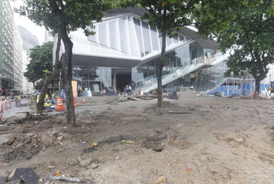 Obra do novo Museu da Imagem e do Som, em Copacabana, será entregue no fim de março