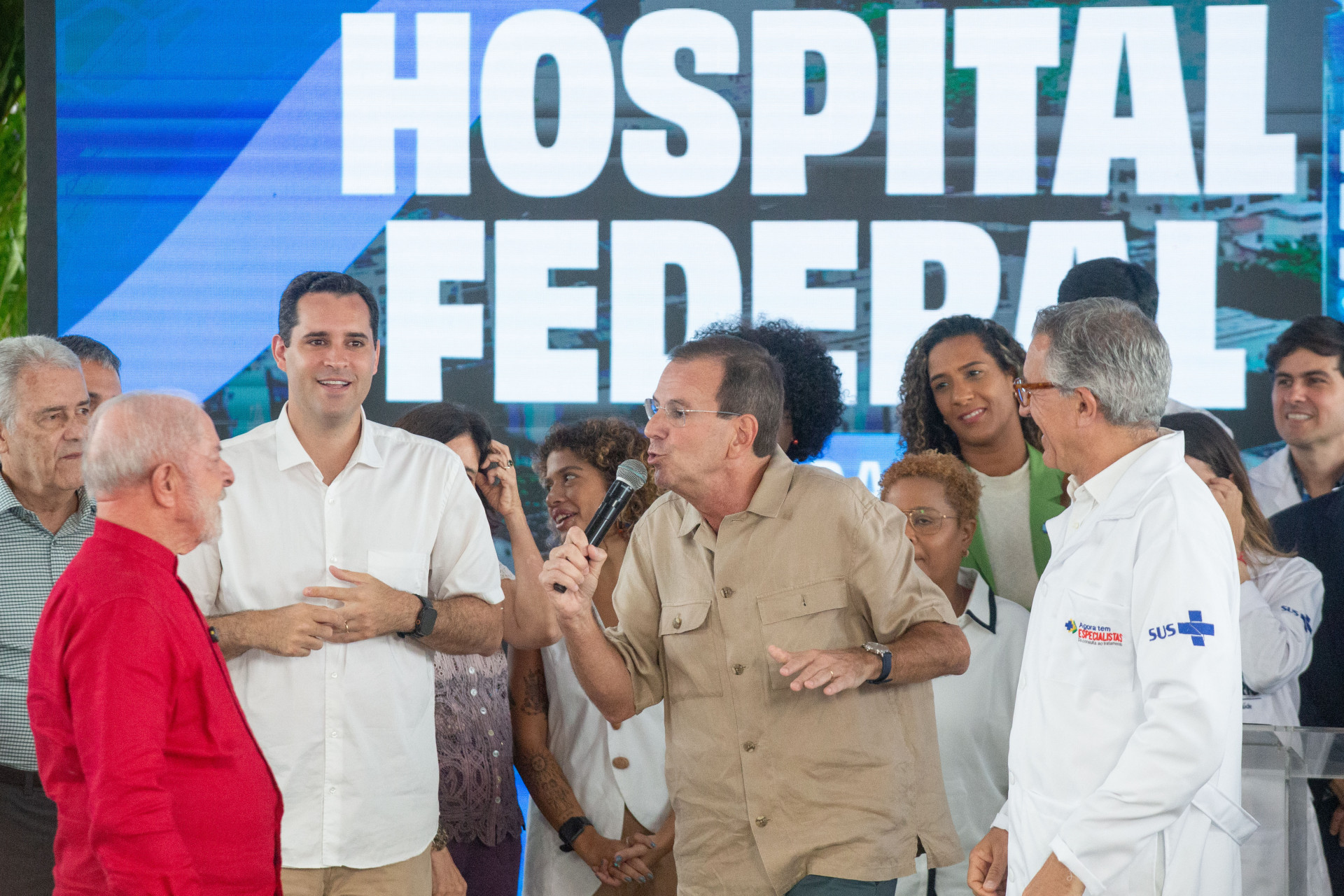 Lula e Paes participam de inaugura&ccedil;&atilde;o do centro de trauma do Hospital do Andara&iacute; - &Eacute;rica Martin/Ag&ecirc;ncia O Dia