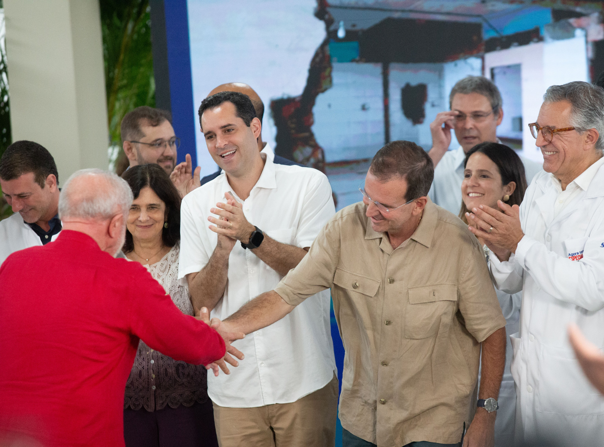 Lula e Paes participam de inaugura&ccedil;&atilde;o do centro de trauma do Hospital do Andara&iacute; - &Eacute;rica Martin/Ag&ecirc;ncia O Dia