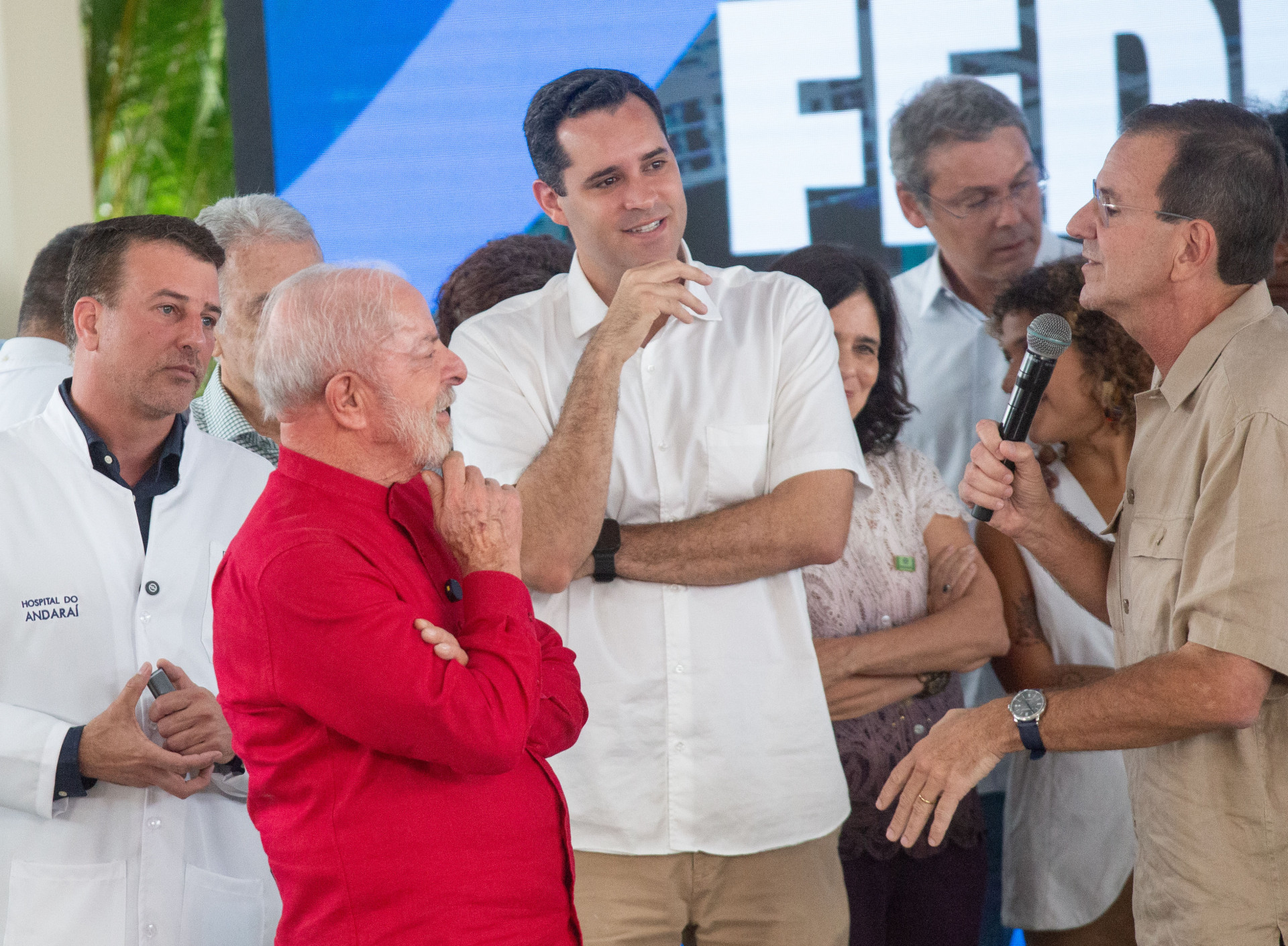 Lula e Paes participam de inaugura&ccedil;&atilde;o do centro de trauma do Hospital do Andara&iacute; - &Eacute;rica Martin/Ag&ecirc;ncia O Dia