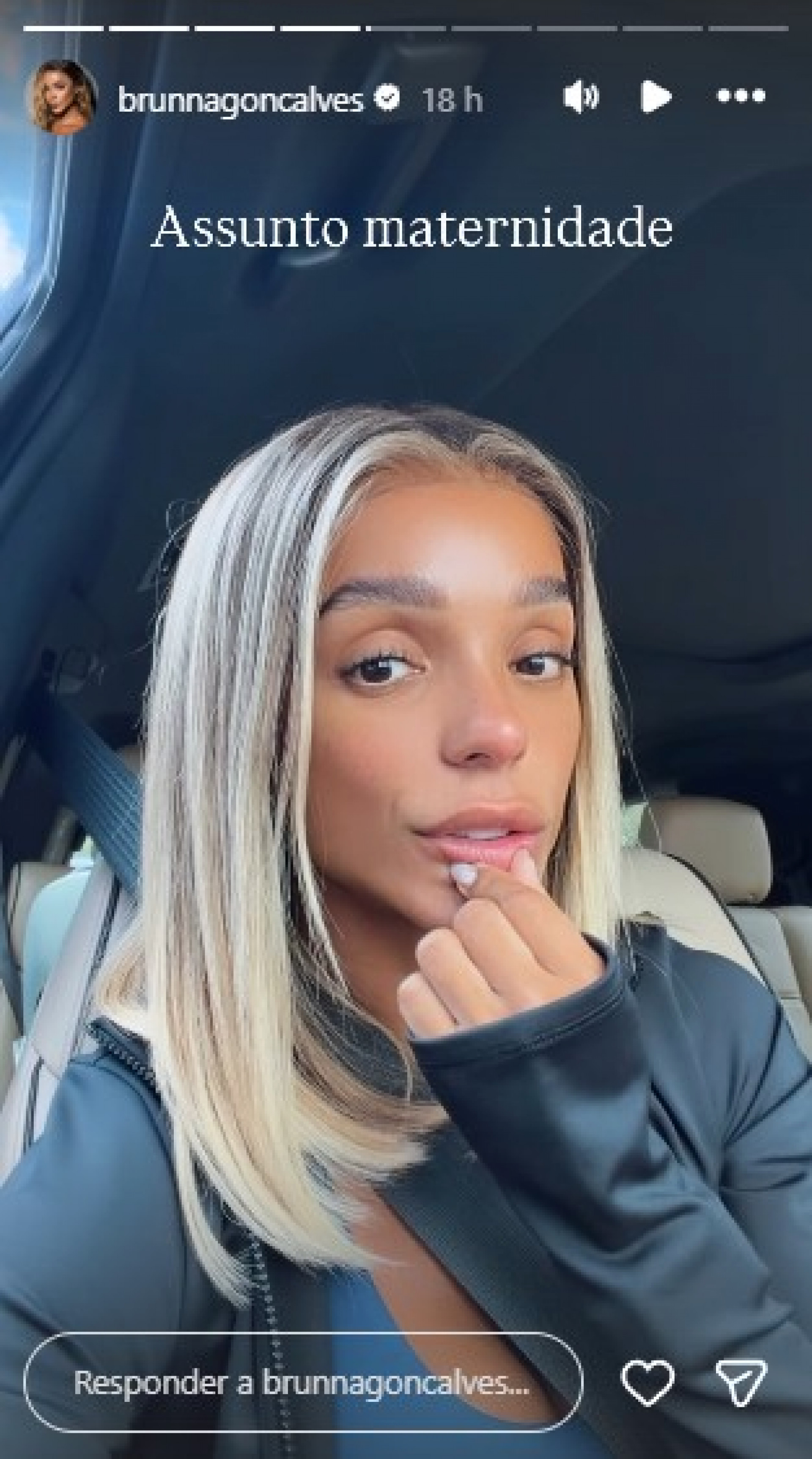 Brunna Gonçalves conta que a filha, Zuri, não está comendo devido fase da dentição - Reprodução de vídeo / Instagram