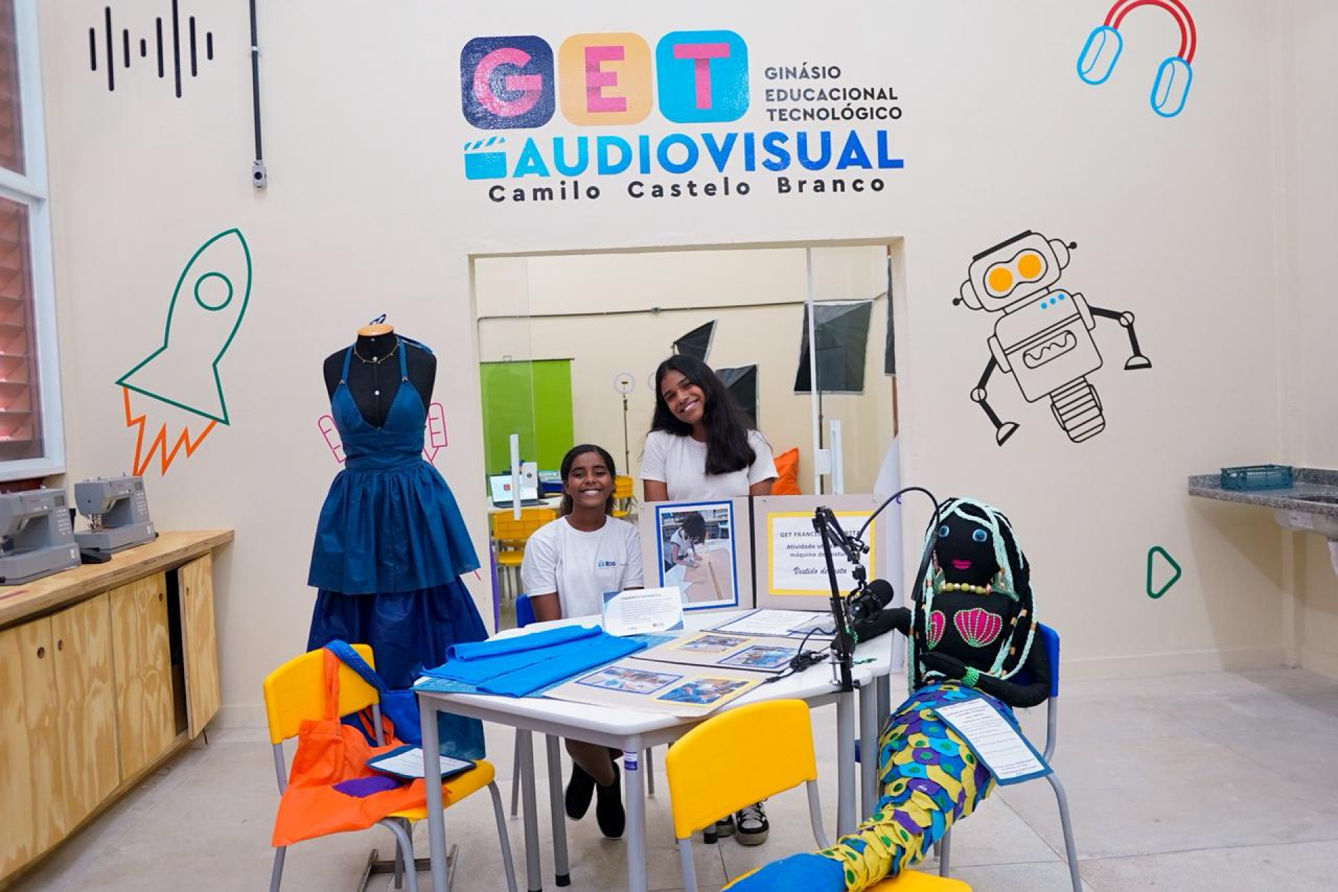 GET Audiovisual fica na Escola Municipal Camilo Castelo Branco - Alan Costa / Divulgação SME