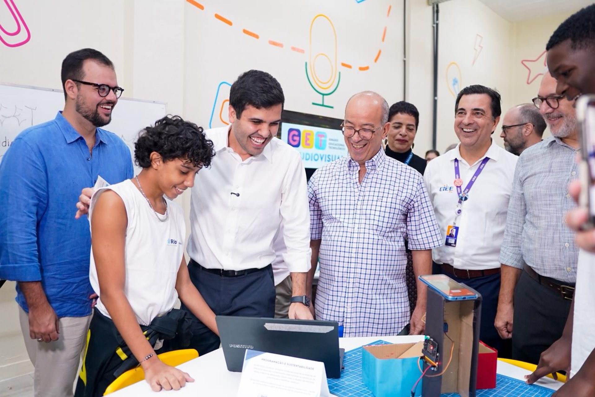 GET Audiovisual fica na Escola Municipal Camilo Castelo Branco - Alan Costa / Divulgação SME