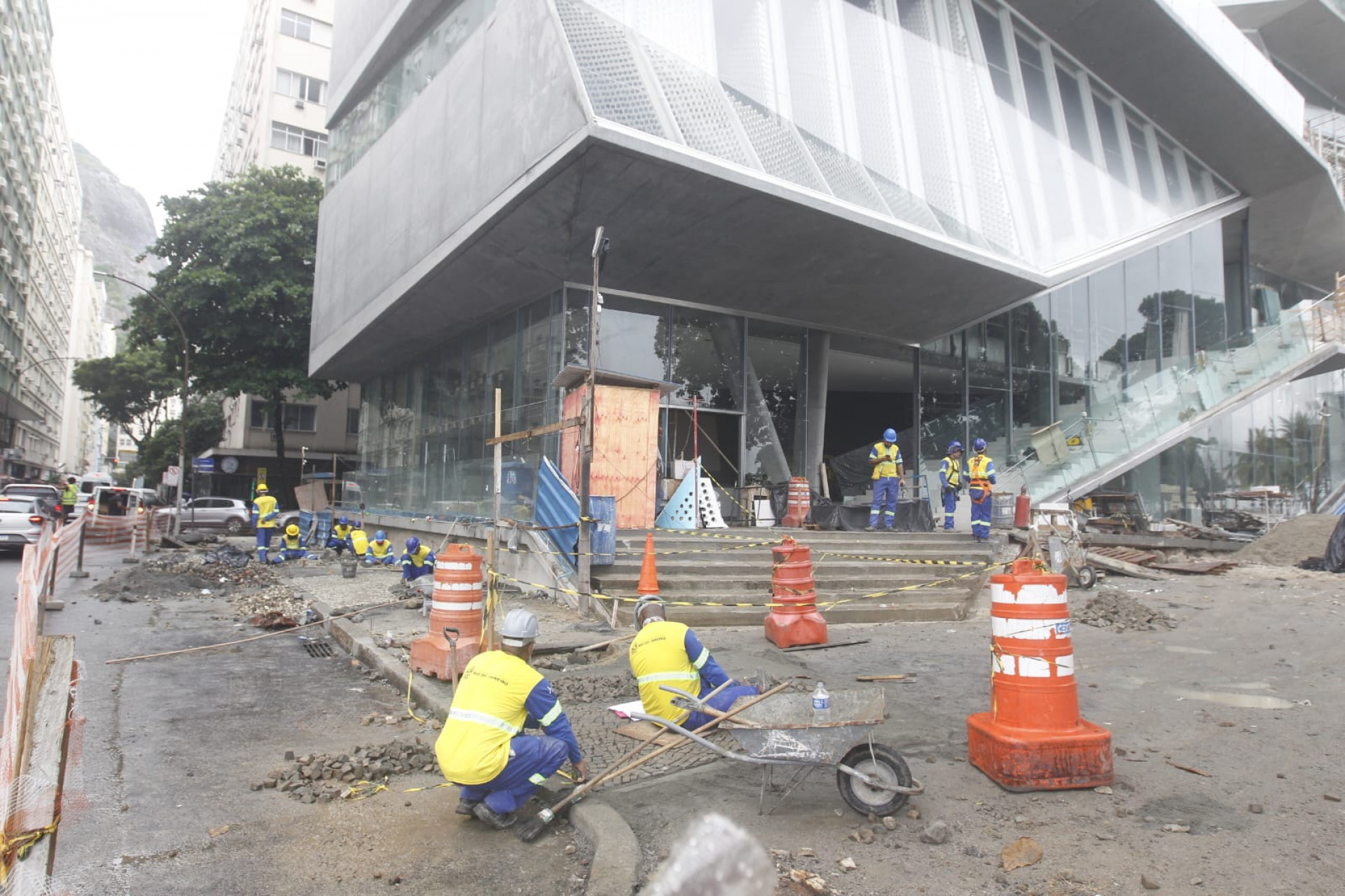 Fim das obras da nova sede do Museu da Imagem e do Som está previsto para 26 de março - Reginaldo Pimenta / Agência O Dia