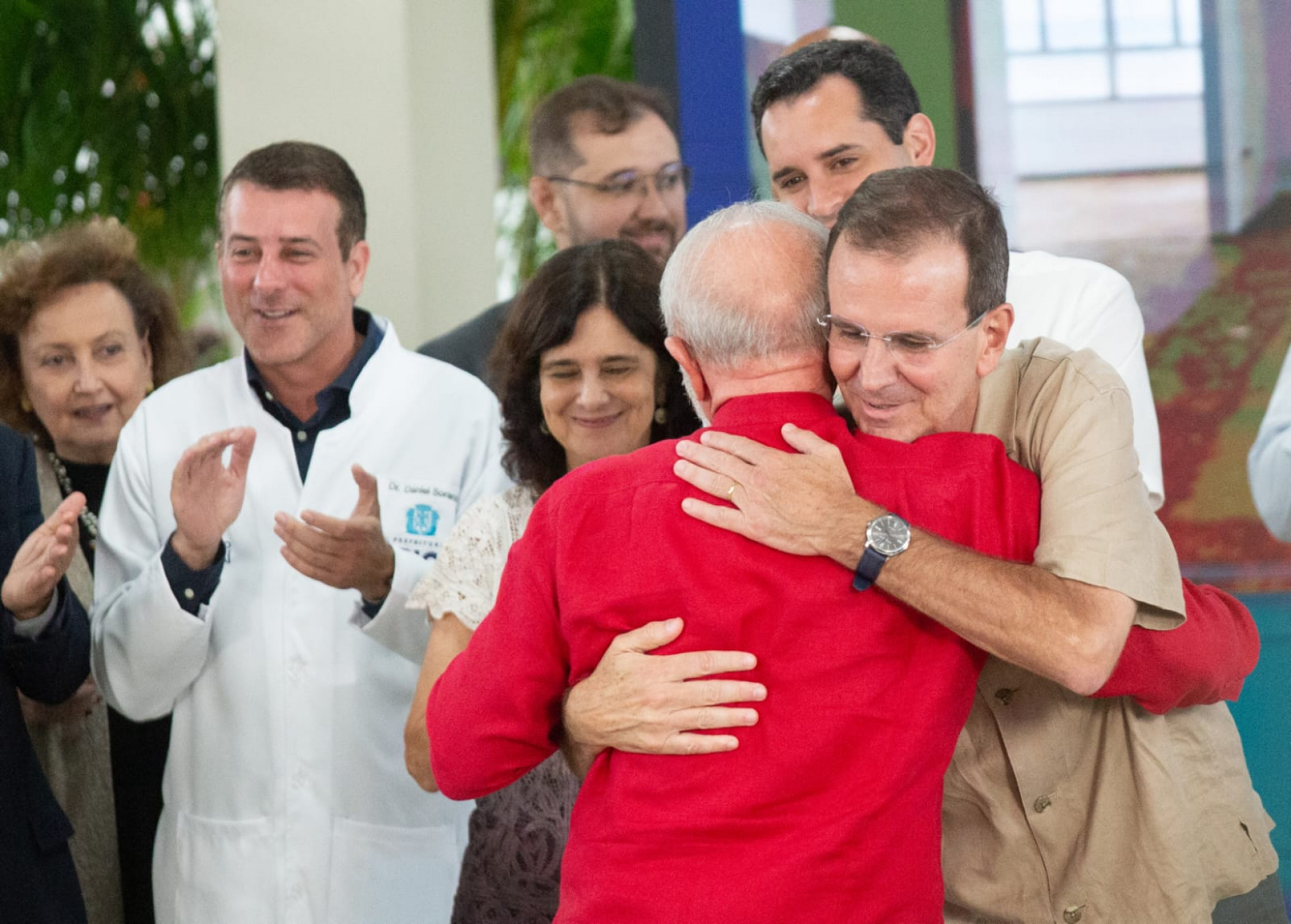 Lula e Paes participam de inauguração do centro de trauma do Hospital do Andaraí - Érica Martins/Agência O DIA