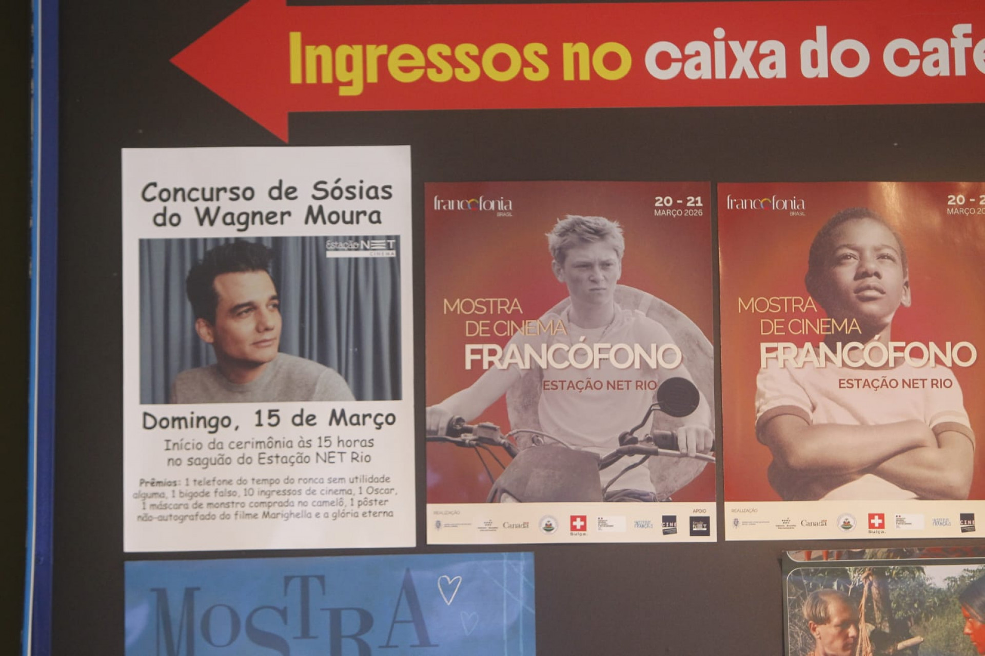 Estação NET Rio promove concurso de sósia de Wagner Moura - Reginaldo Pimenta / Agência O Dia