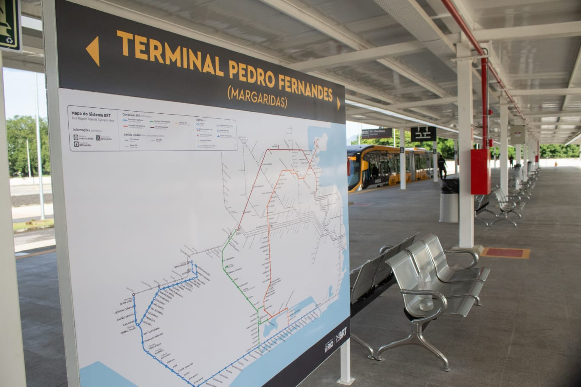 Terminal Margaridas integra a Região Metropolitana do Rio - Érica Martin / Agência O Dia