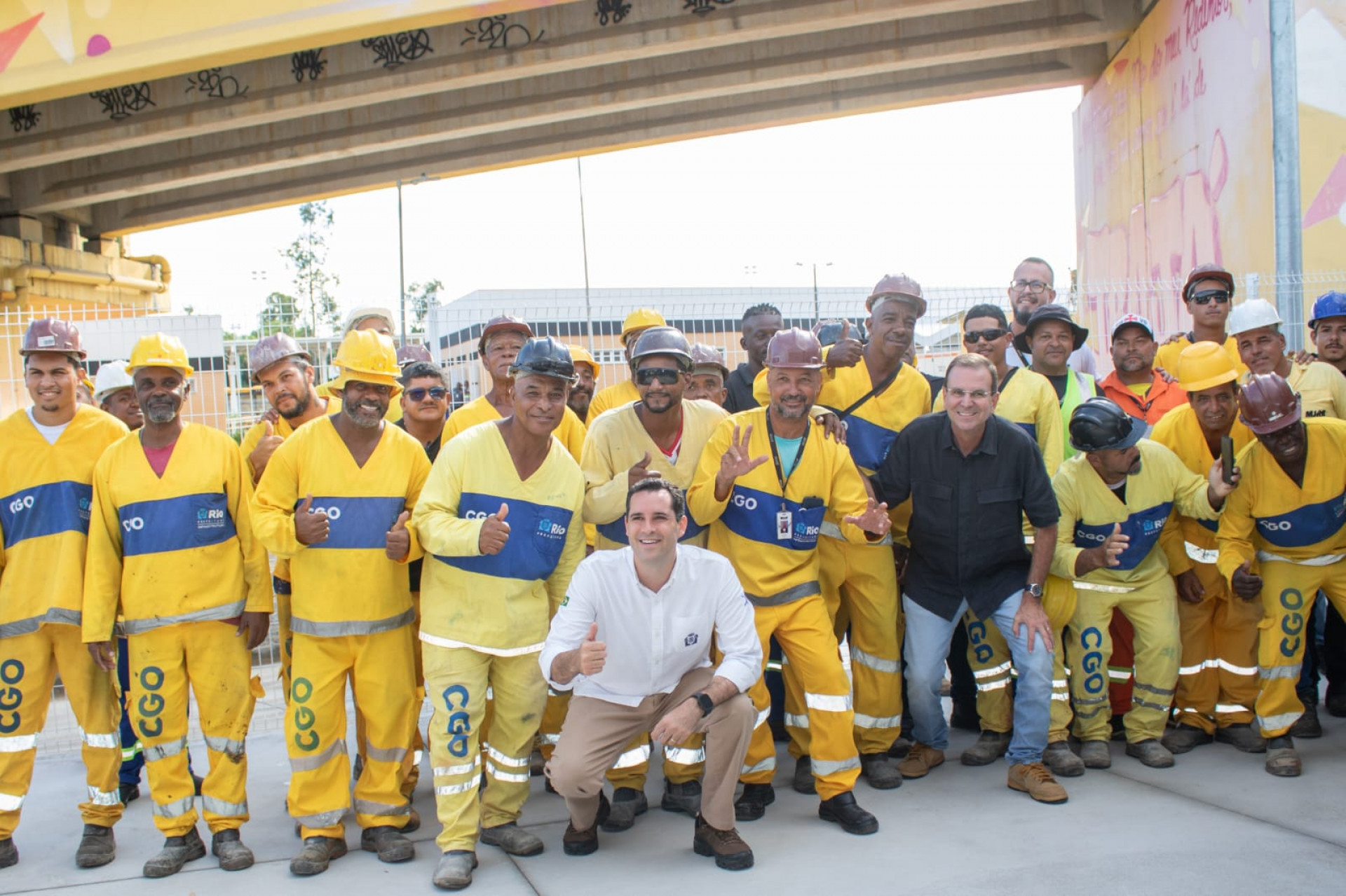 Prefeito Eduardo Paes participou da inauguração do Terminal Margaridas - Érica Martin / Agência O Dia