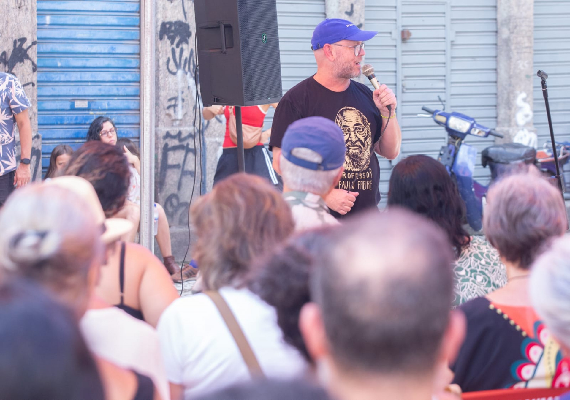 Luiz Antonio Simas ficou responsável pela abertura da feira literária - Érica Martin / Agência O Dia