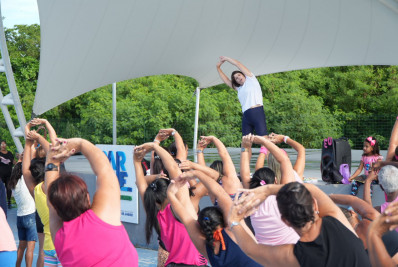 Homenagem às mulheres em aulão de dança no Parque RJ Nosso Sonho