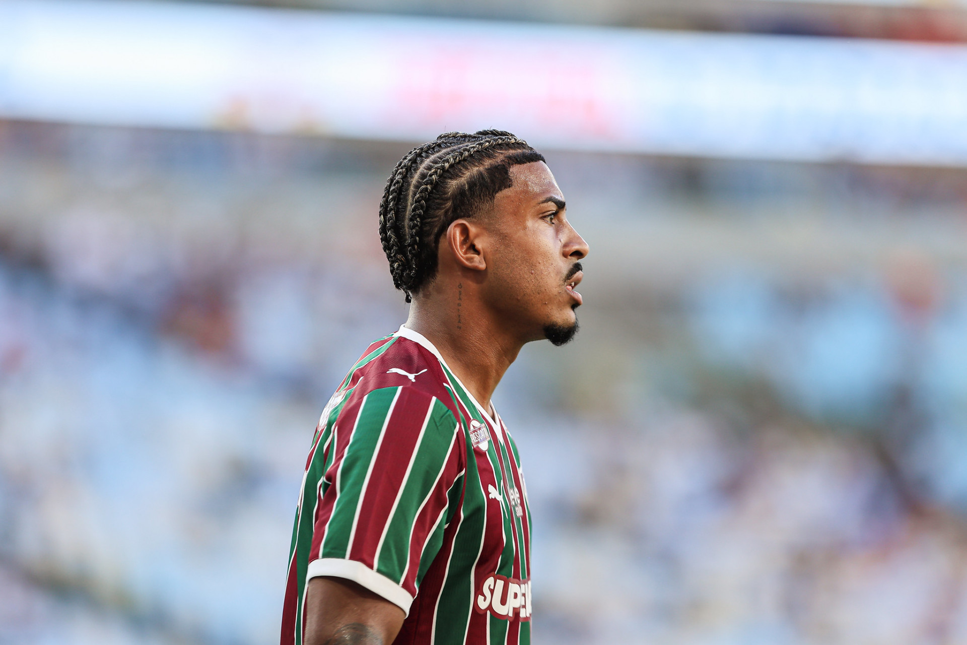 John Kennedy foi o centroavante do time neste domingo (15) - Lucas Merçon / Fluminense