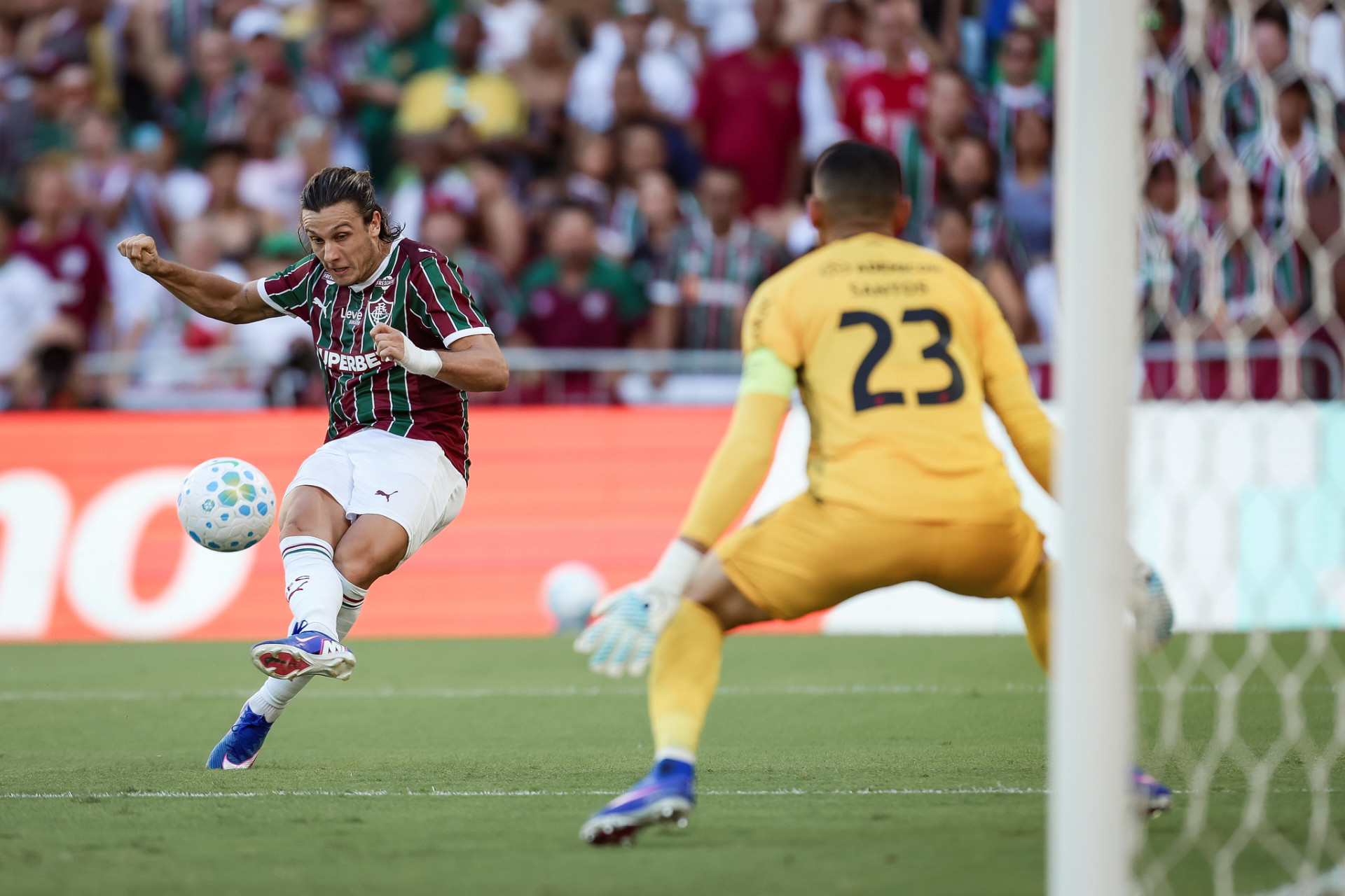 Canobbio marcou no fim do primeiro tempo - Marcelo Gonçalves / Fluminense