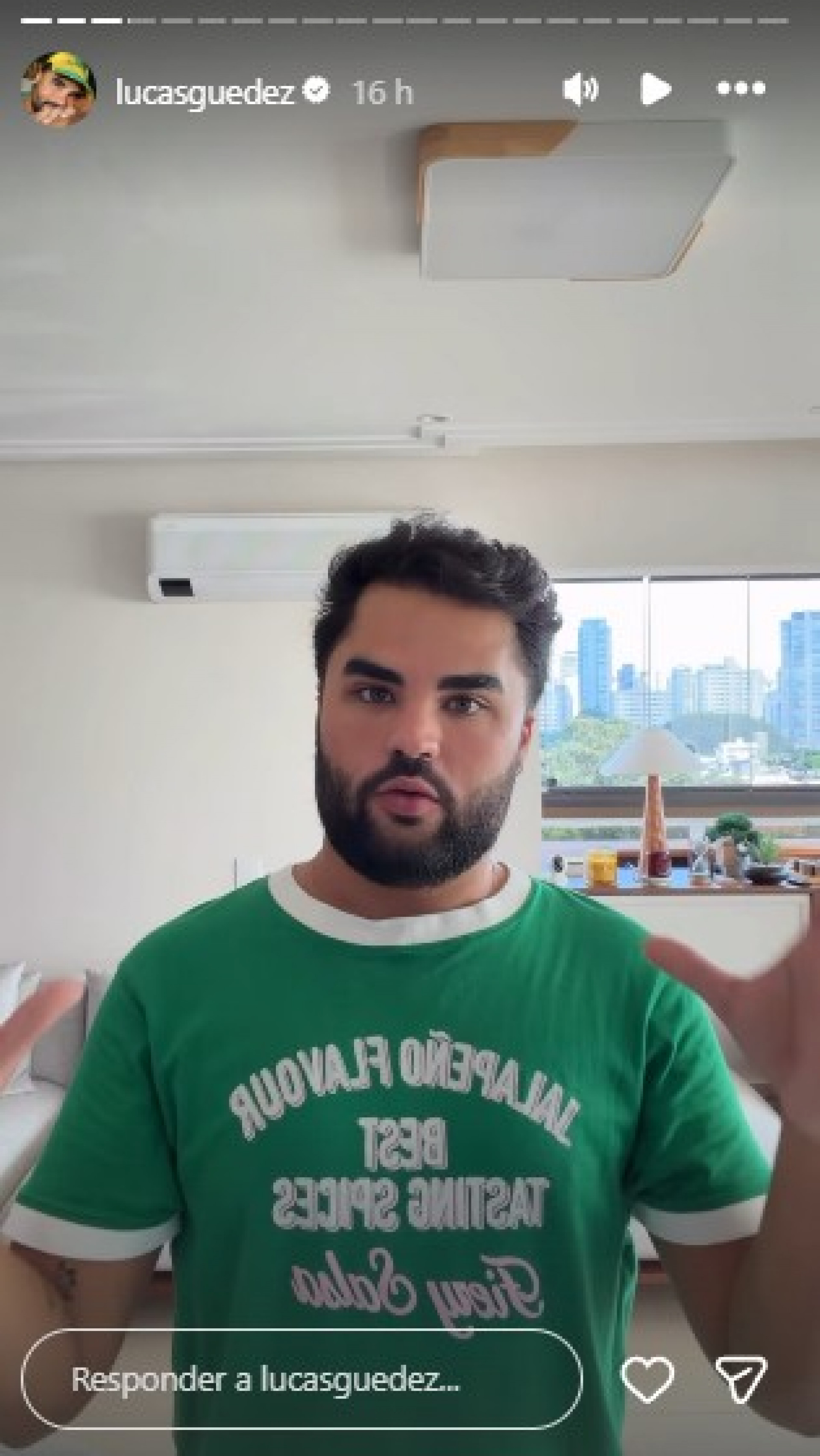 Lucas Guedez nega que abandonou cachorra, Chloe - Reprodução de vídeo / Instagram