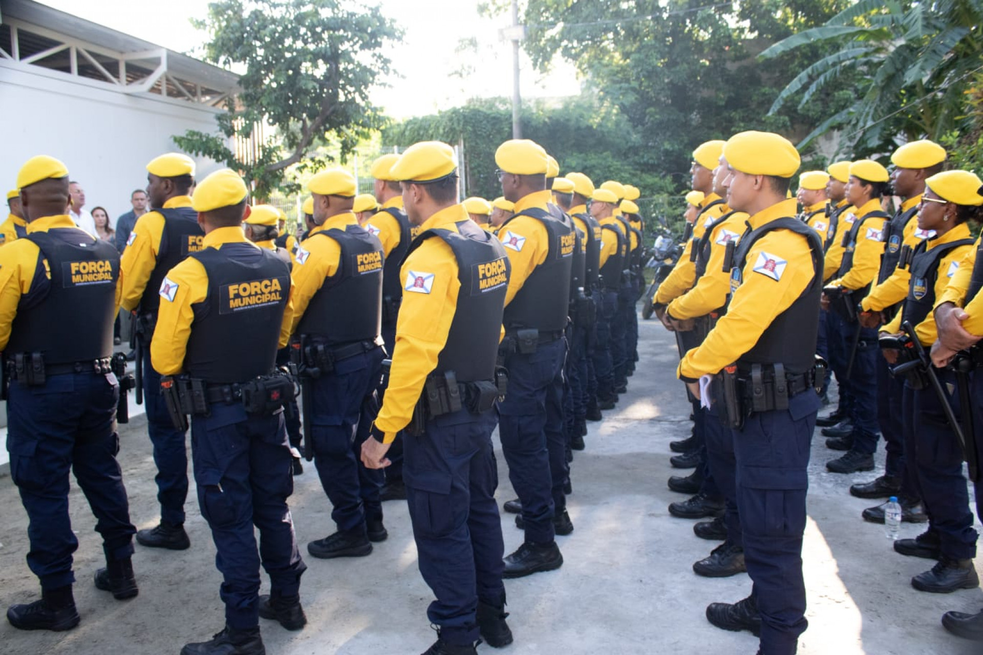 Efetivo da Força Municipal saiu da base do Leblon, na Zona Sul - Érica Martin / Agência O Dia