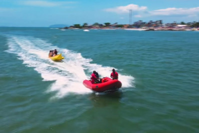Homem morre após cair de banana boat em Santa Catarina