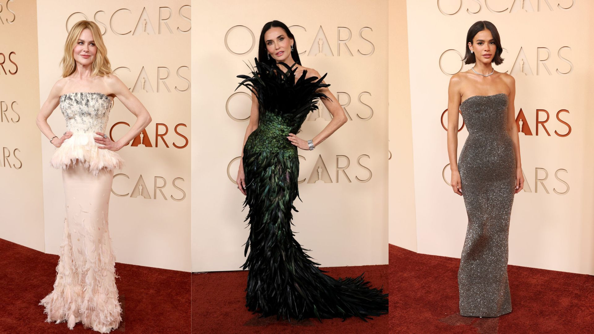 Vestidos deslumbrantes e muito brilho marcaram a chegada das celebridades ao Oscar 2026 - Getty Images/Reprodu&ccedil;&atilde;o