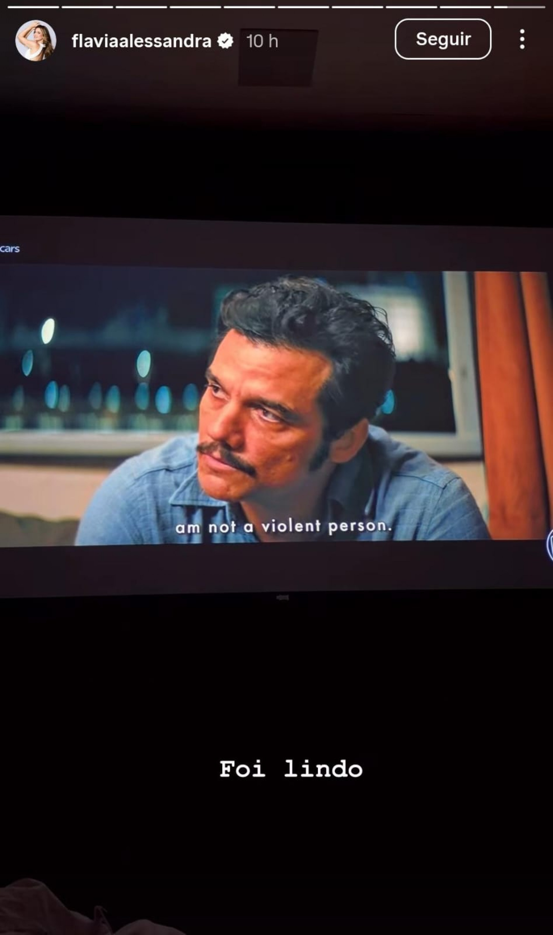 Flávia Alessandra assiste Oscar e exalta participação do Brasil: 'Foi lindo' - Reprodução de vídeo / Instagram