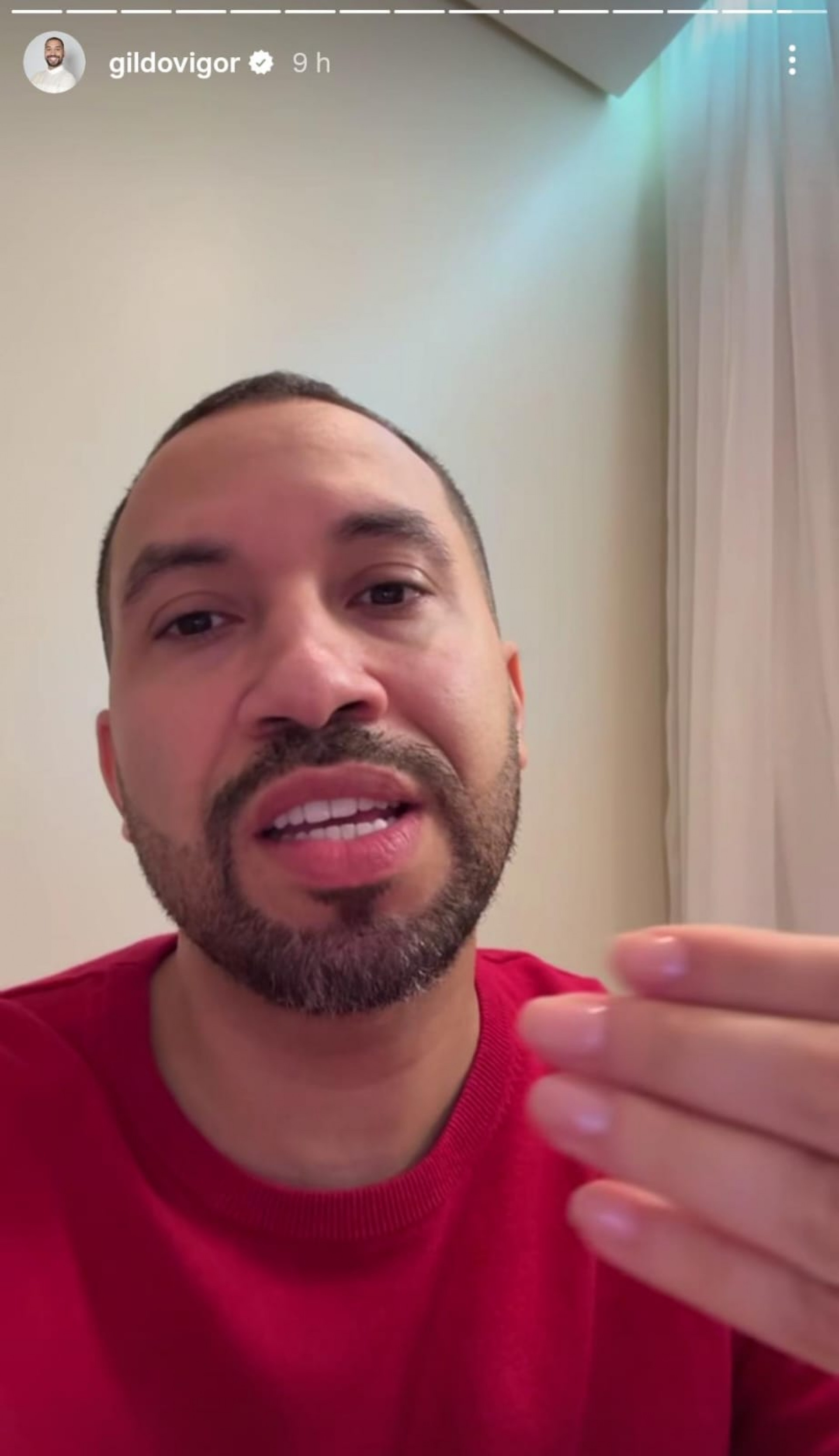 Gil do Vigor comenta participação do Brasil no Oscar - Reprodução de vídeo / Instagram