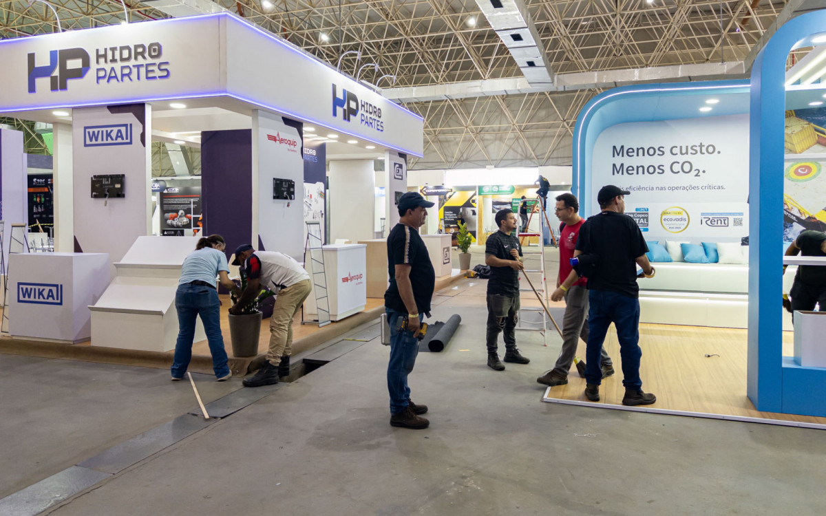 Centro de Convenções de Macaé recebe estrutura para três dias de debates, negócios e inovação no setor energético
