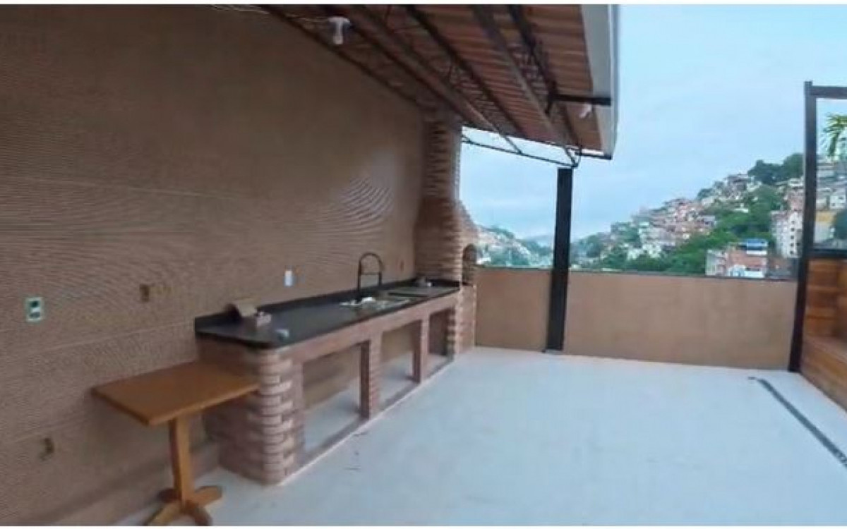 Mansão de 'Piu' é encontrada no alto do morro do Fallet  - Reprodução