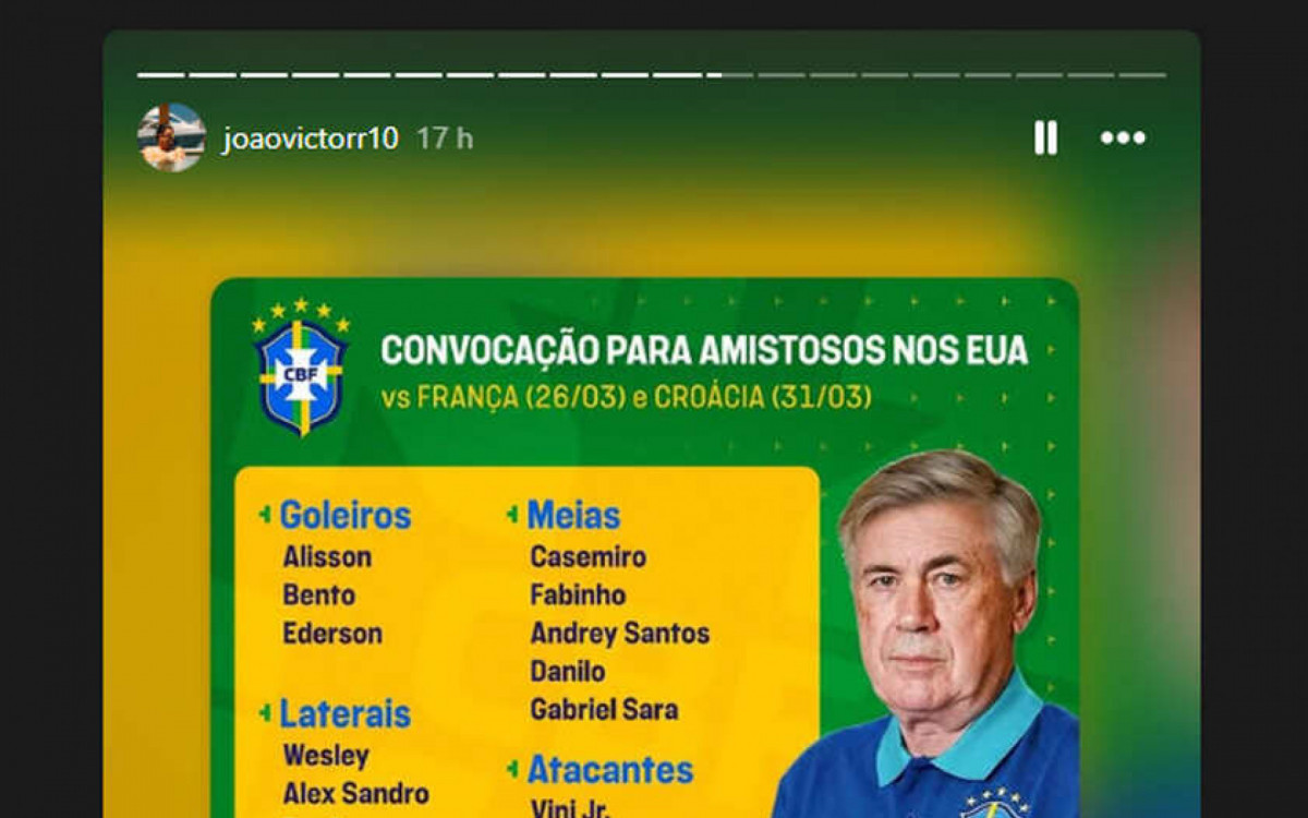 Com Vini Jr na lista, empres&aacute;rio de ex de Virginia critica convoca&ccedil;&atilde;o: “S&oacute; mongoloide”