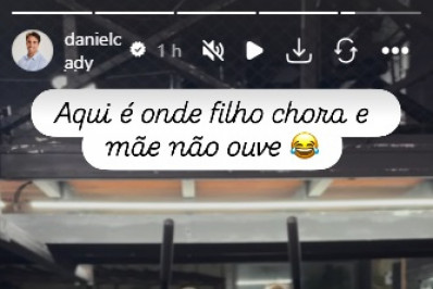 Daniel Cady mostra abdômen definido em treino e brinca: 'Onde o filho chora e a mãe não vê'