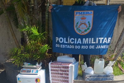 Polícia encontra imóvel de apoio ao tráfico de drogas na Ilha do Governador