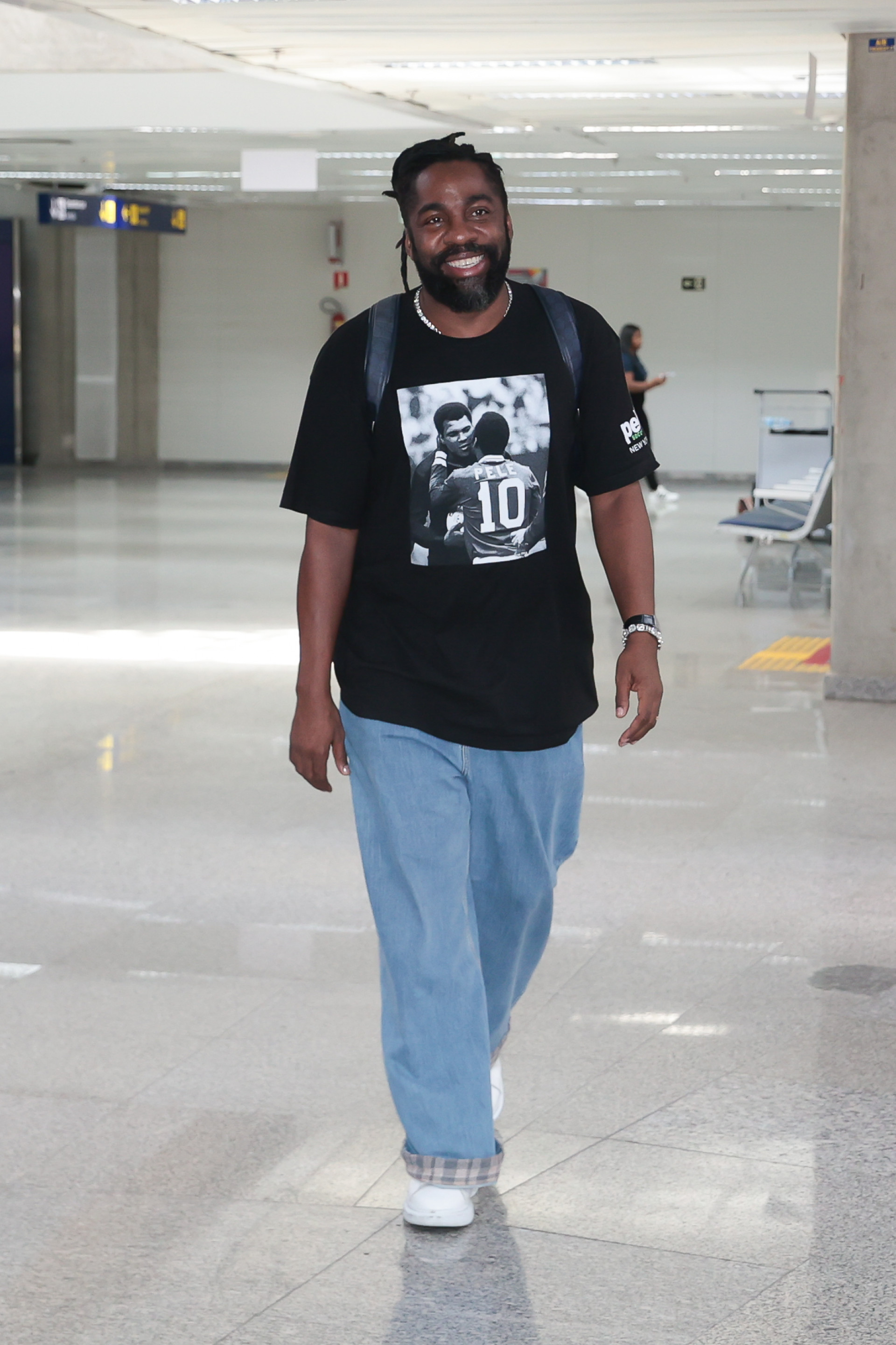 Lázaro Ramos volta ao Brasil após o Oscar - Victor Chapetta/Brazil News