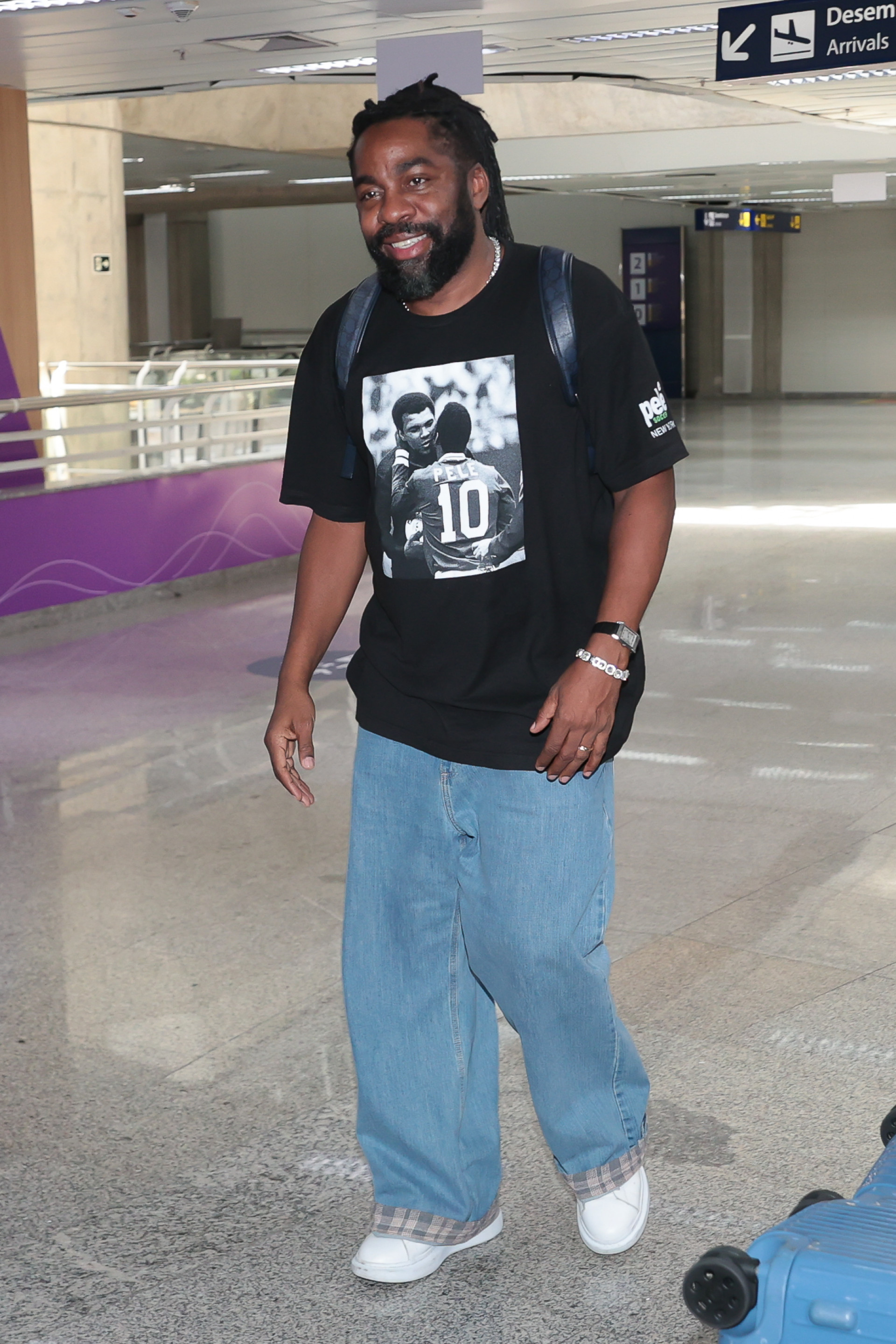 Lázaro Ramos volta ao Brasil após o Oscar - Victor Chapetta/Brazil News