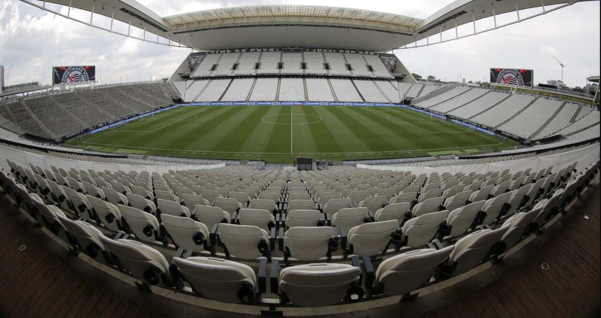Est&aacute;dio do Corinthians avan&ccedil;a na implanta&ccedil;&atilde;o do impedimento semiautom&aacute;tico