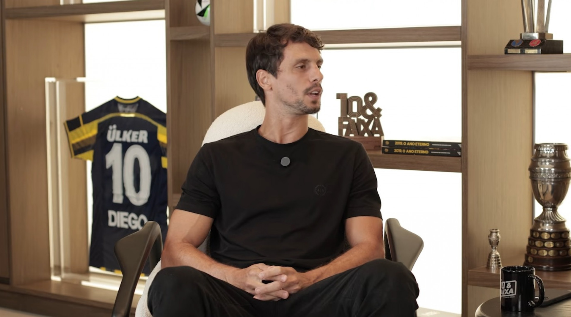 Rodrigo Caio, em entrevista ao 'Podcast 10 & Faixa' - Reprodução / YouTube