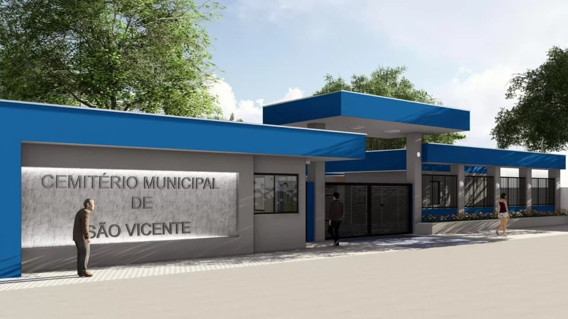 Serviços incluem melhorias estruturais e expansão da área do cemitério. - Reprodução