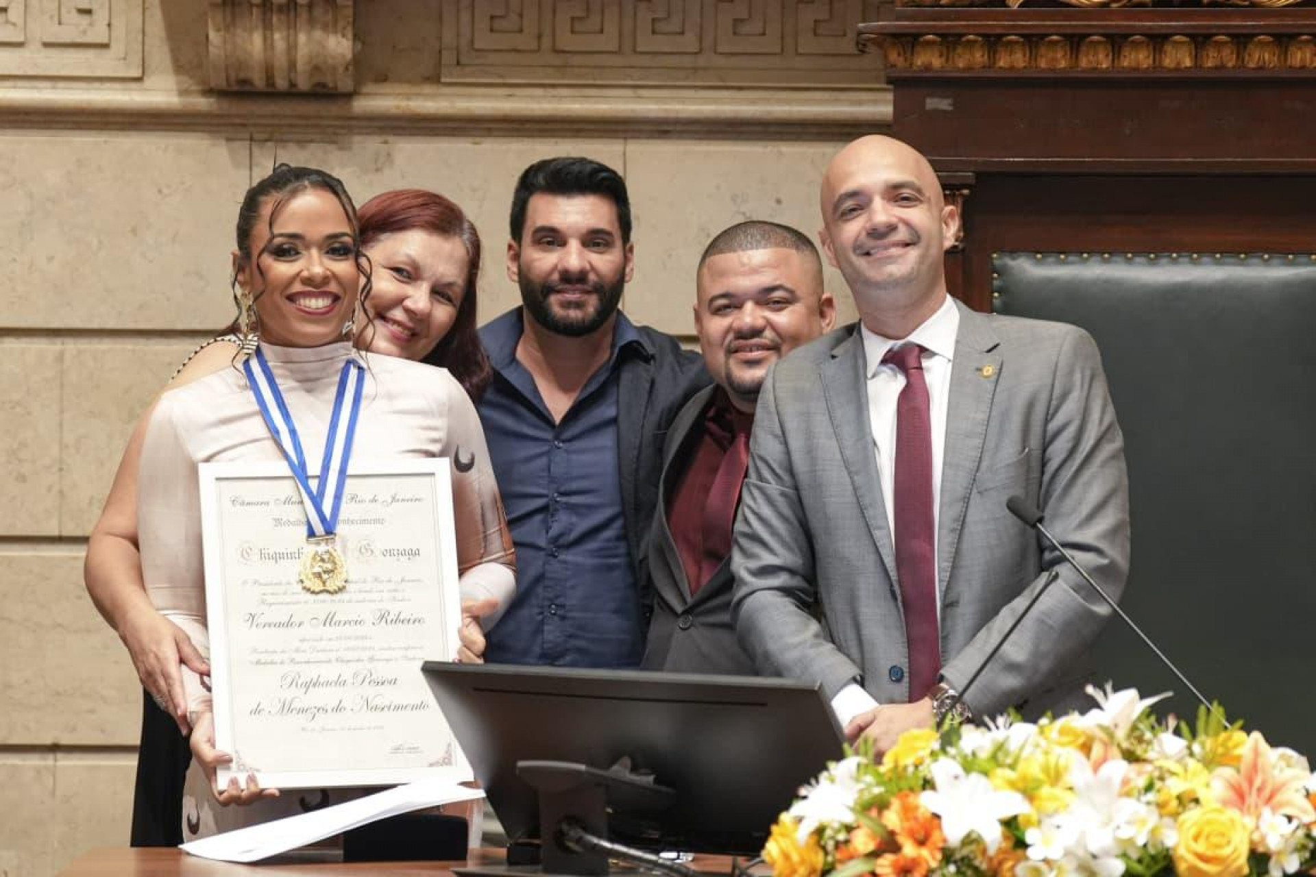 Raphaela Nascimento recebe Medalha Chiquinha Gonzaga - Divulgação 