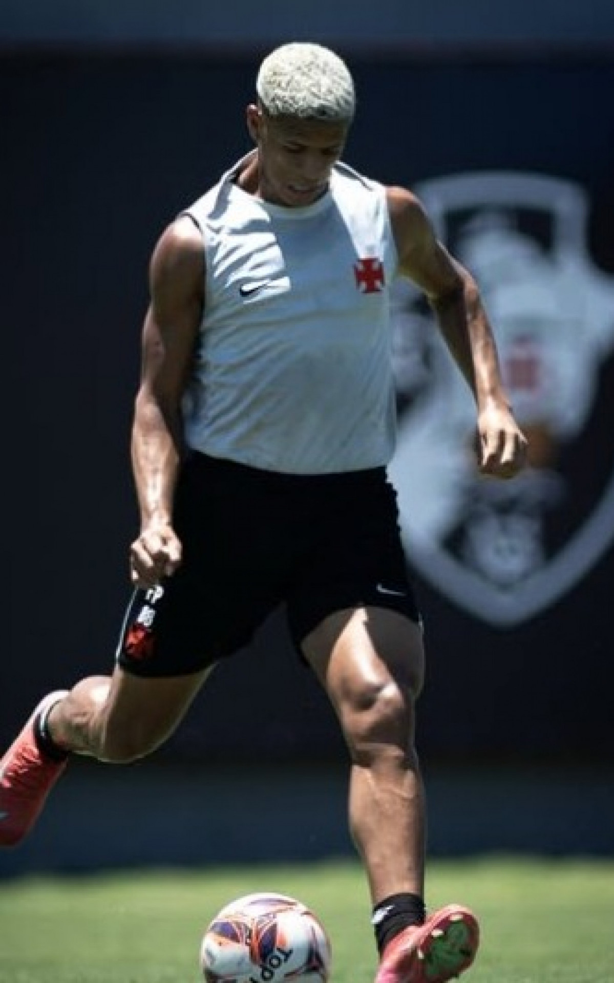 Cauan Barros em treino do Vasco - Matheus Lima / Vasco